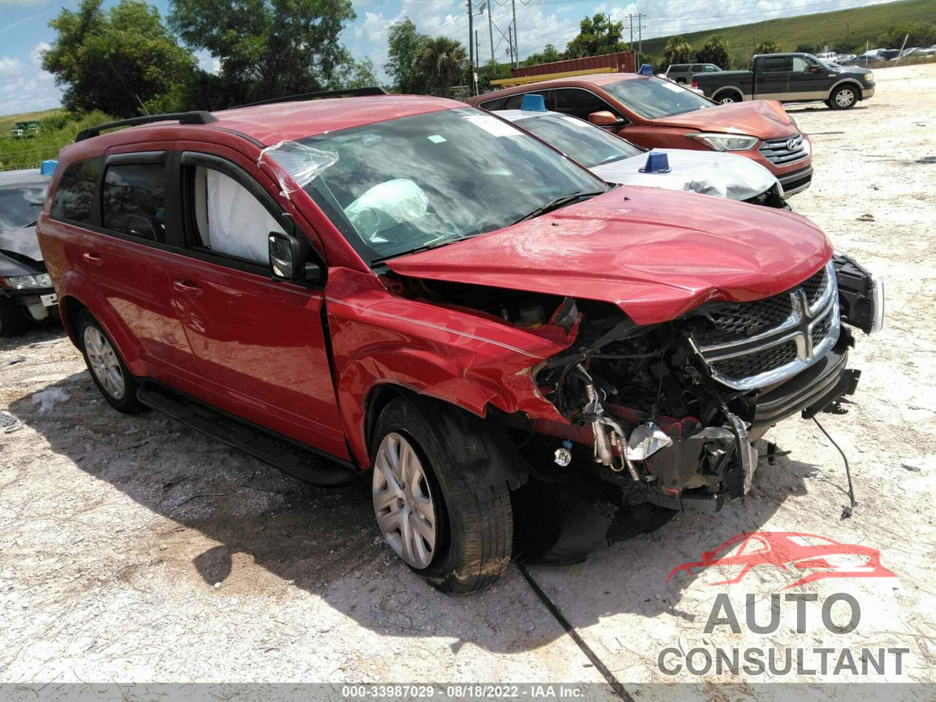 DODGE JOURNEY 2018 - 3C4PDCAB5JT241612
