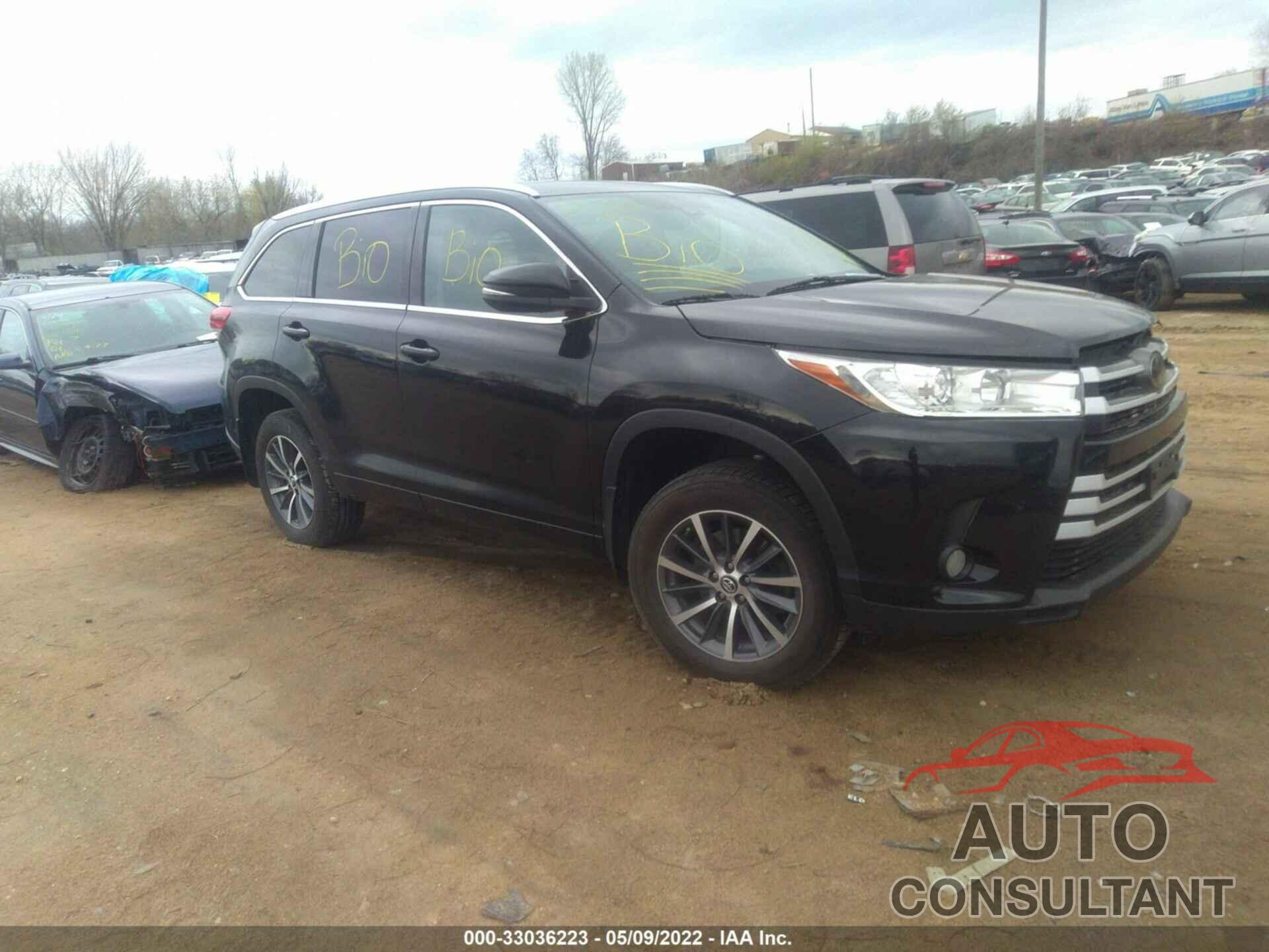 TOYOTA HIGHLANDER 2017 - 5TDJZRFH0HS397200