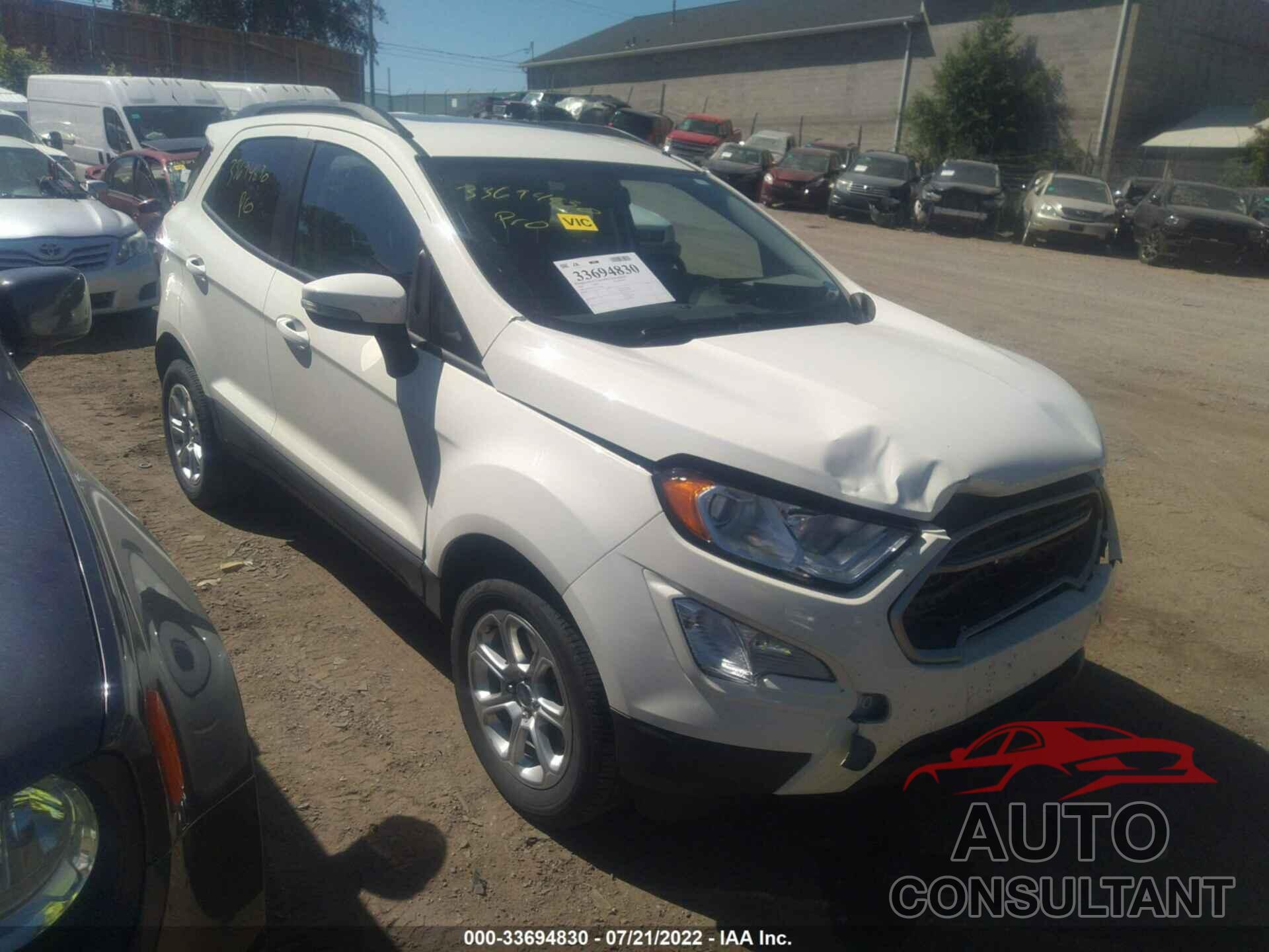 FORD ECOSPORT 2020 - MAJ6S3GL4LC369393