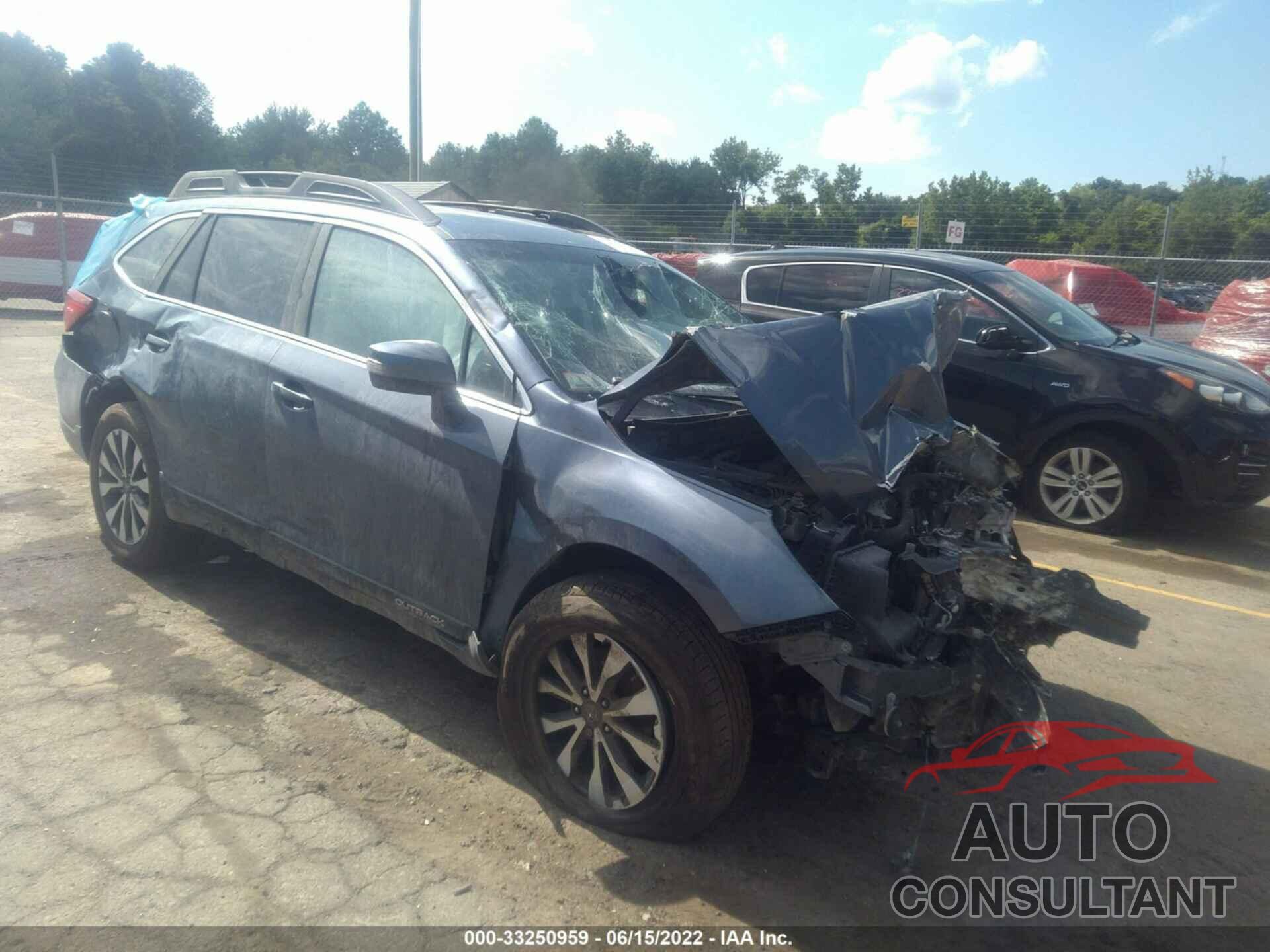 SUBARU OUTBACK 2017 - 4S4BSANC4H3433466