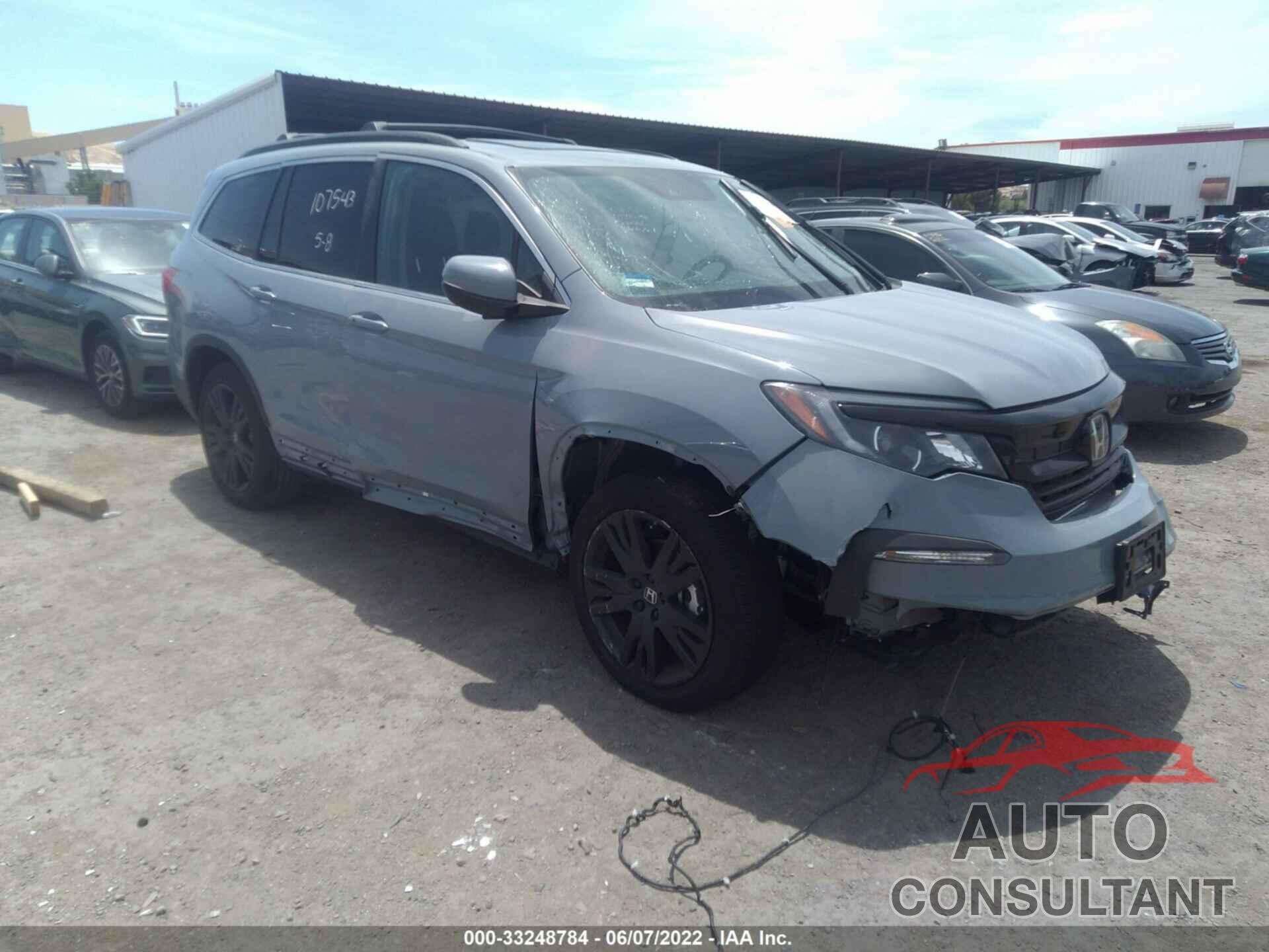 HONDA PILOT 2022 - 5FNYF5H22NB013216