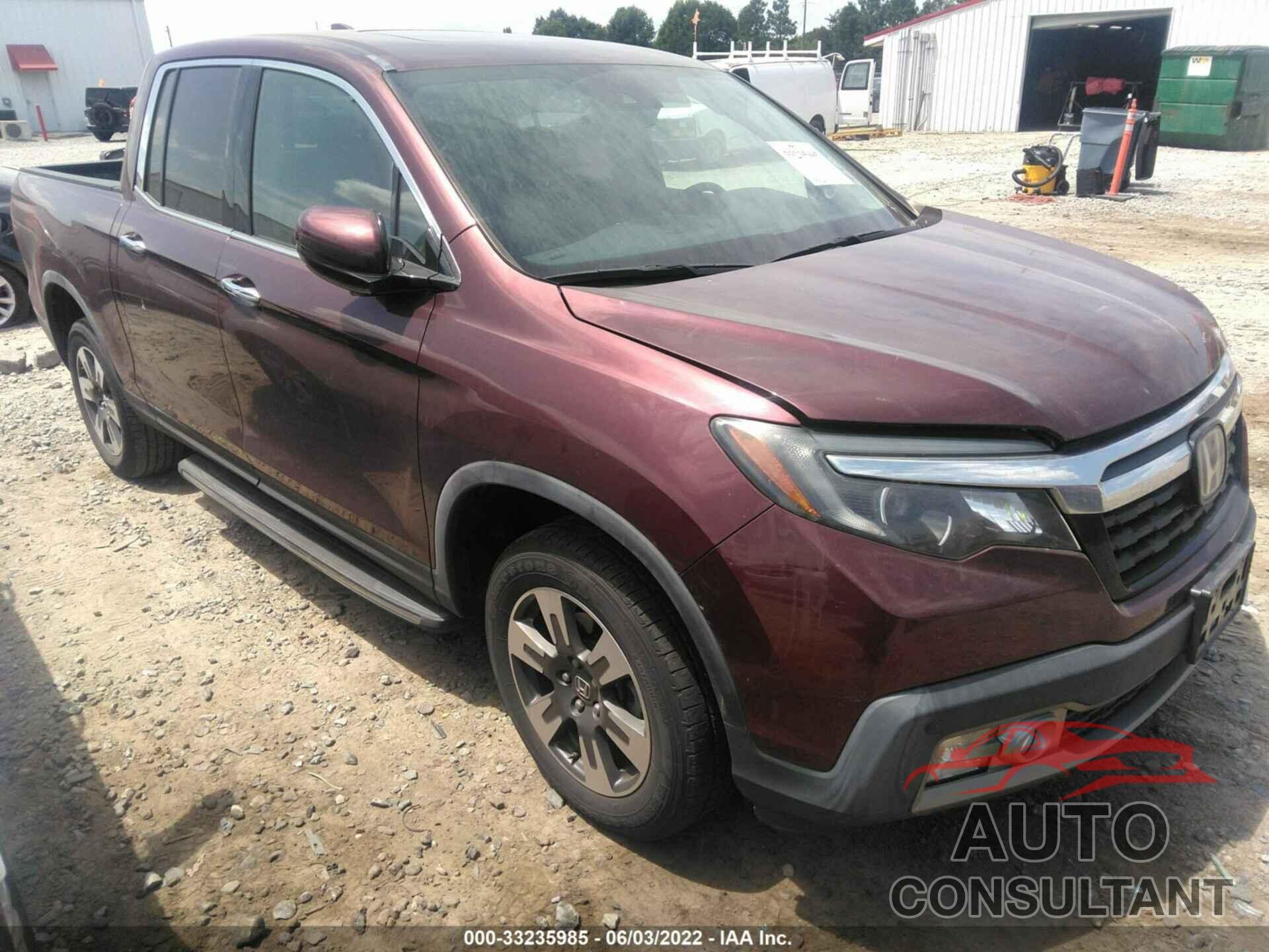 HONDA RIDGELINE 2017 - 5FPYK3F74HB038158