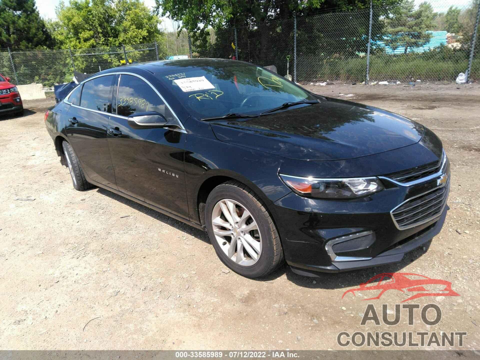 CHEVROLET MALIBU 2016 - 1G1ZE5STXGF237589