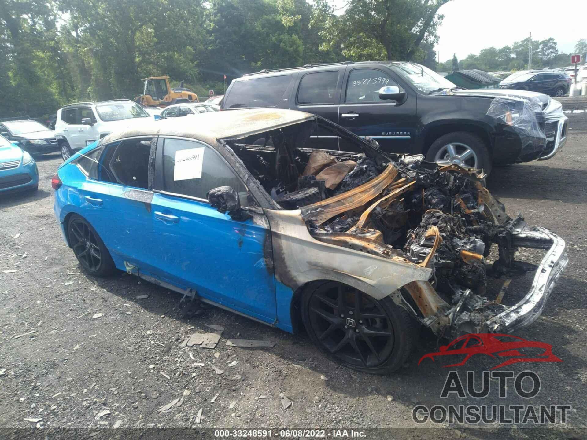 HONDA CIVIC HATCHBACK 2022 - 19XFL2H80NE010016