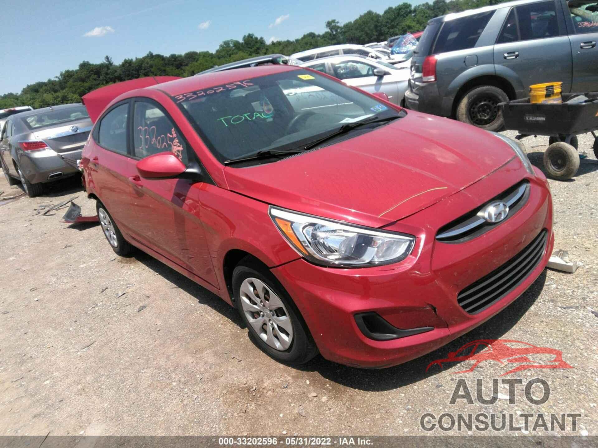 HYUNDAI ACCENT 2016 - KMHCT4AE1GU997790