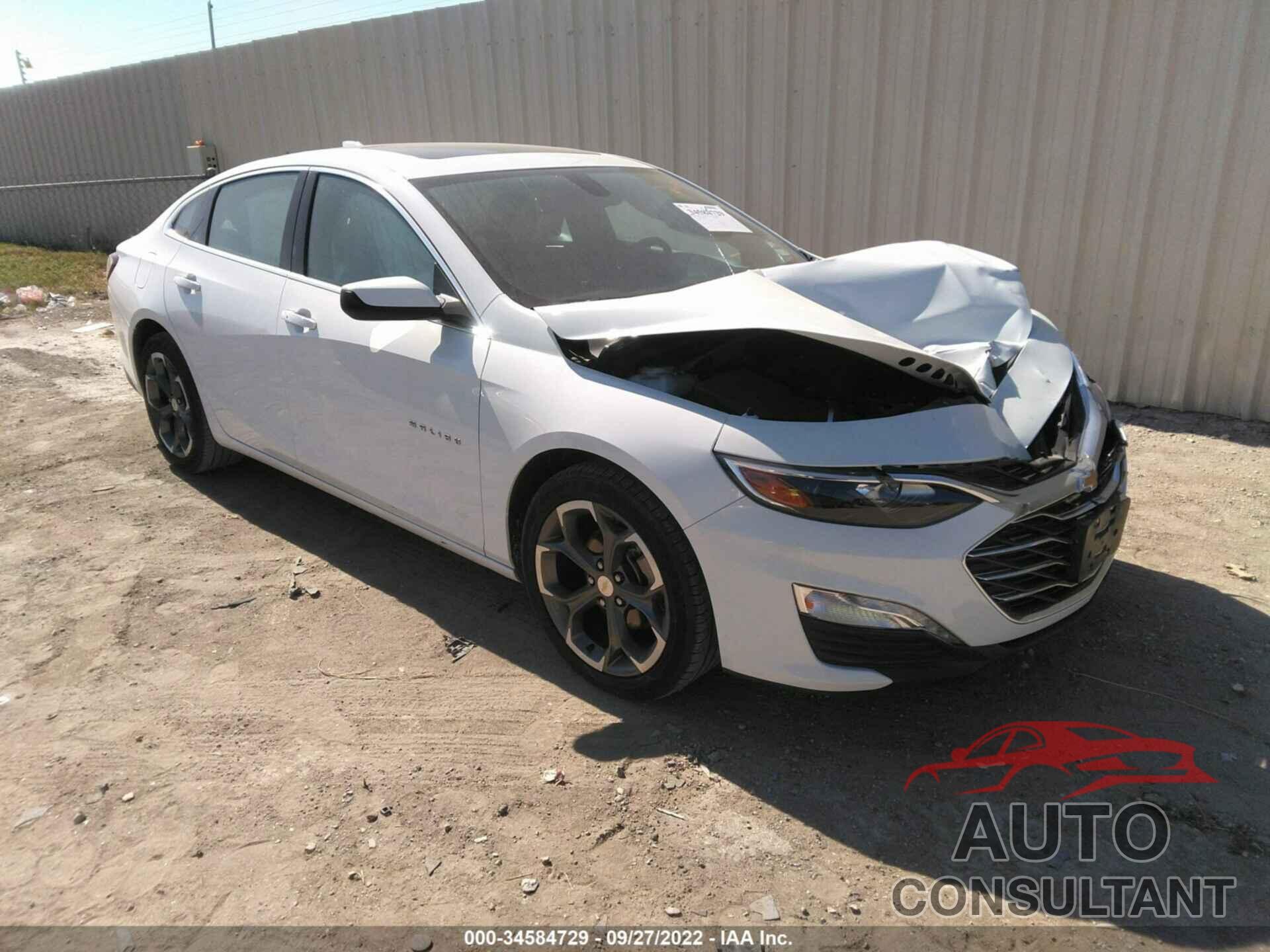 CHEVROLET MALIBU 2021 - 1G1ZD5ST7MF046341