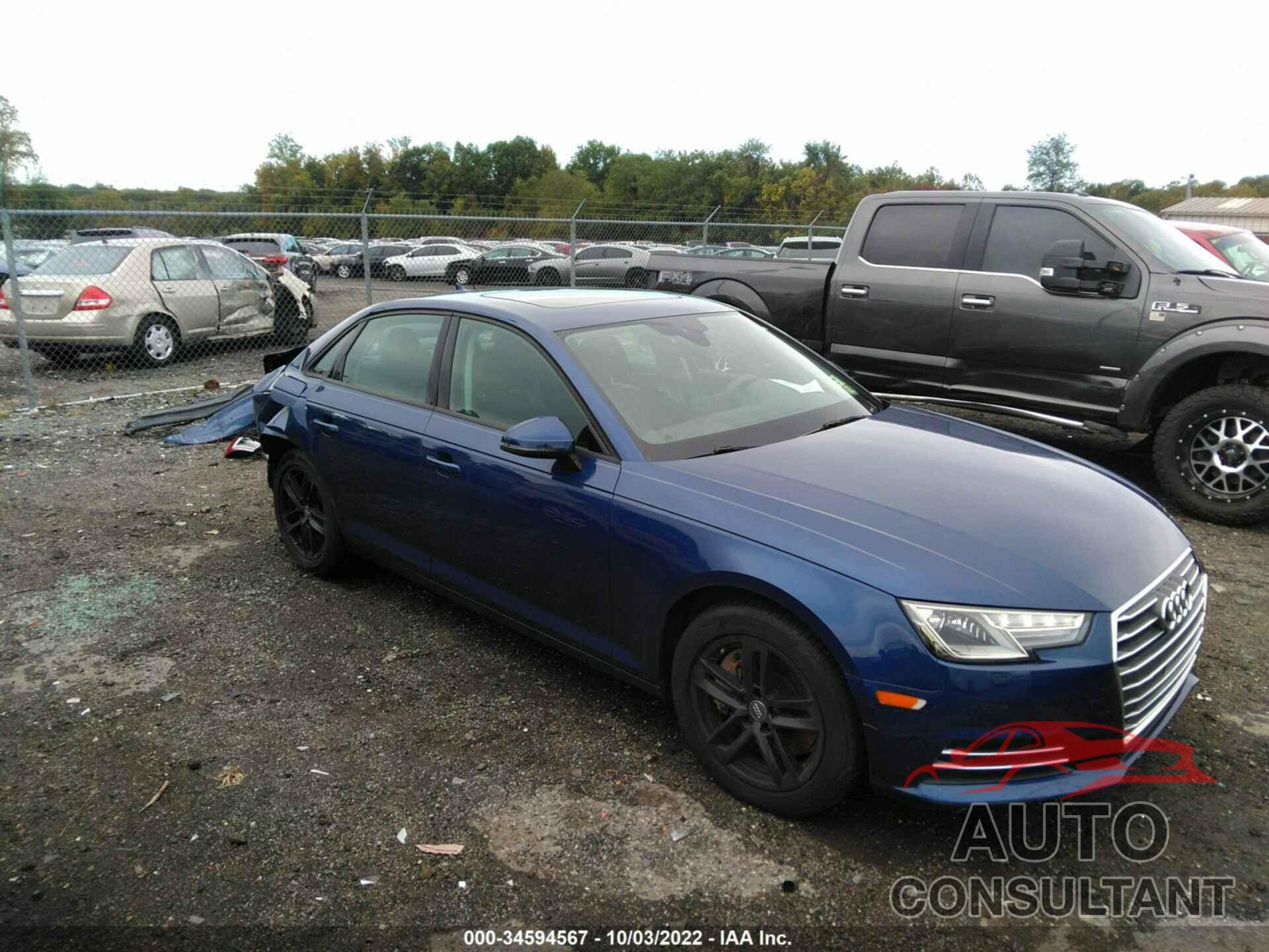 AUDI A4 2017 - WAUGNAF42HN015904