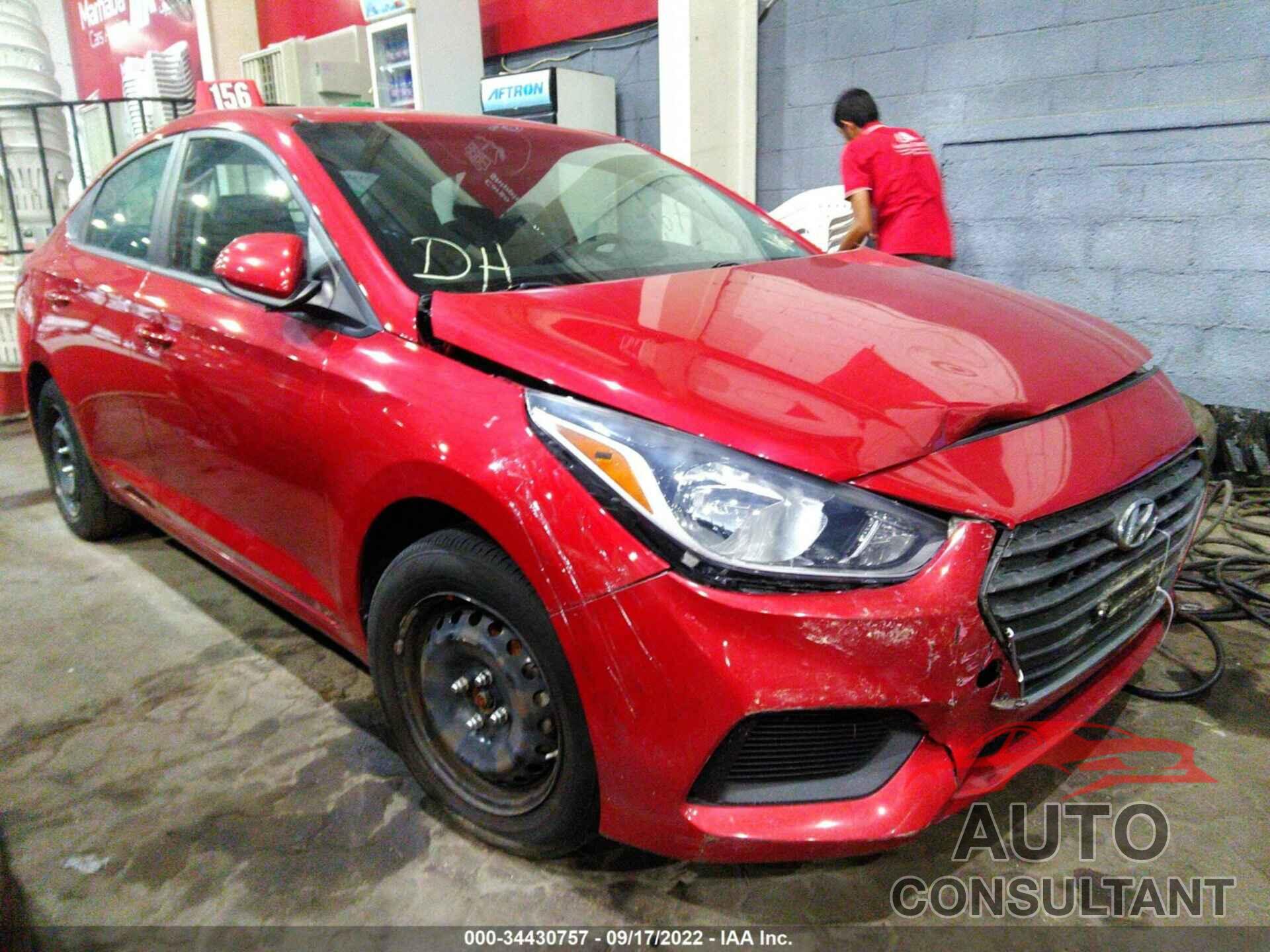 HYUNDAI ACCENT 2018 - 00PC24A37JE016289