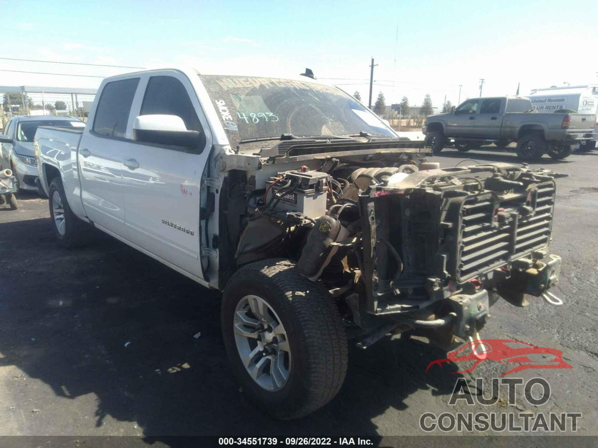 CHEVROLET SILVERADO 1500 2017 - 3GCPCREC3HG407329