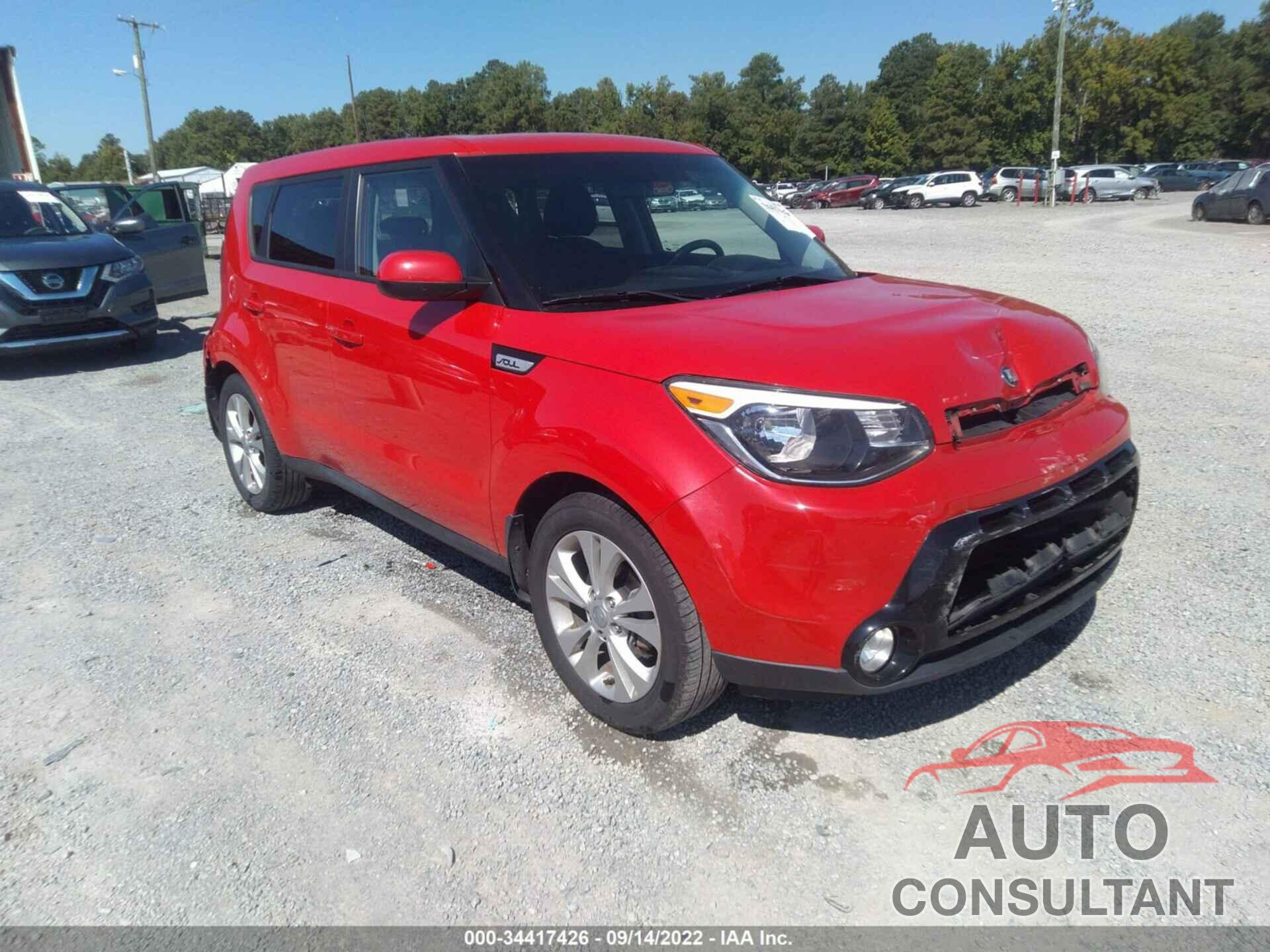 KIA SOUL 2016 - KNDJP3A58G7872116