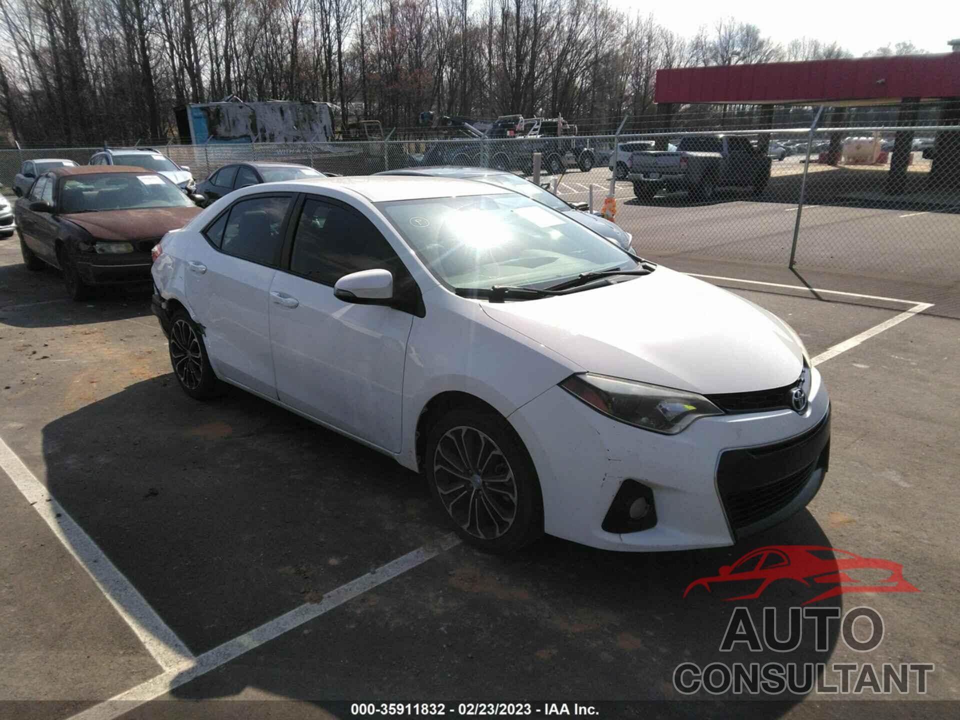TOYOTA COROLLA 2015 - 2T1BURHEXFC475459