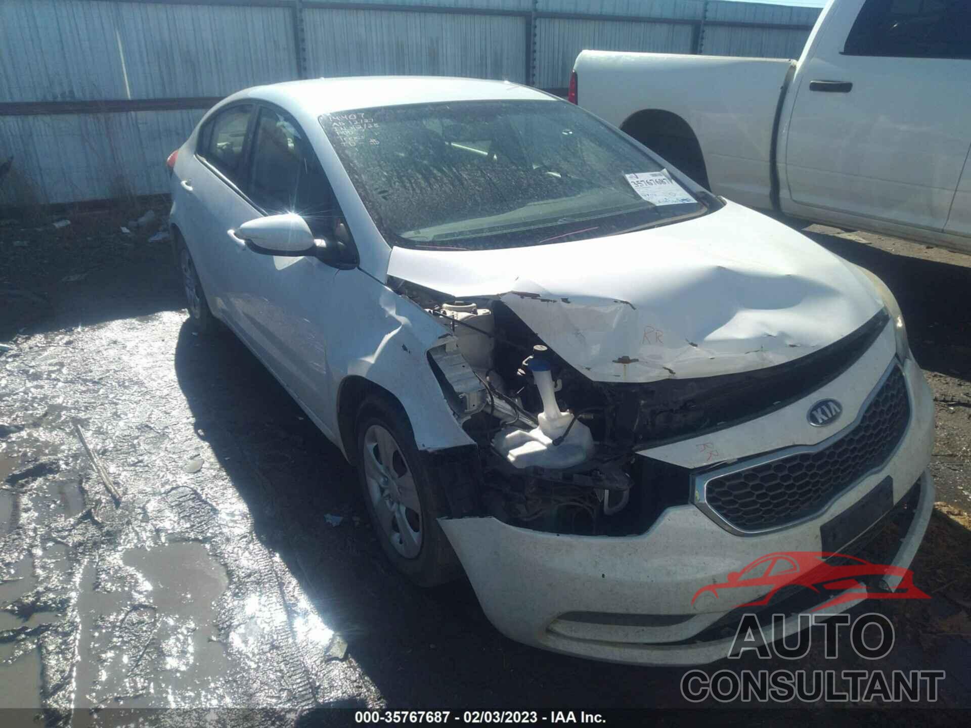 KIA FORTE 2016 - KNAFK4A61G5551286