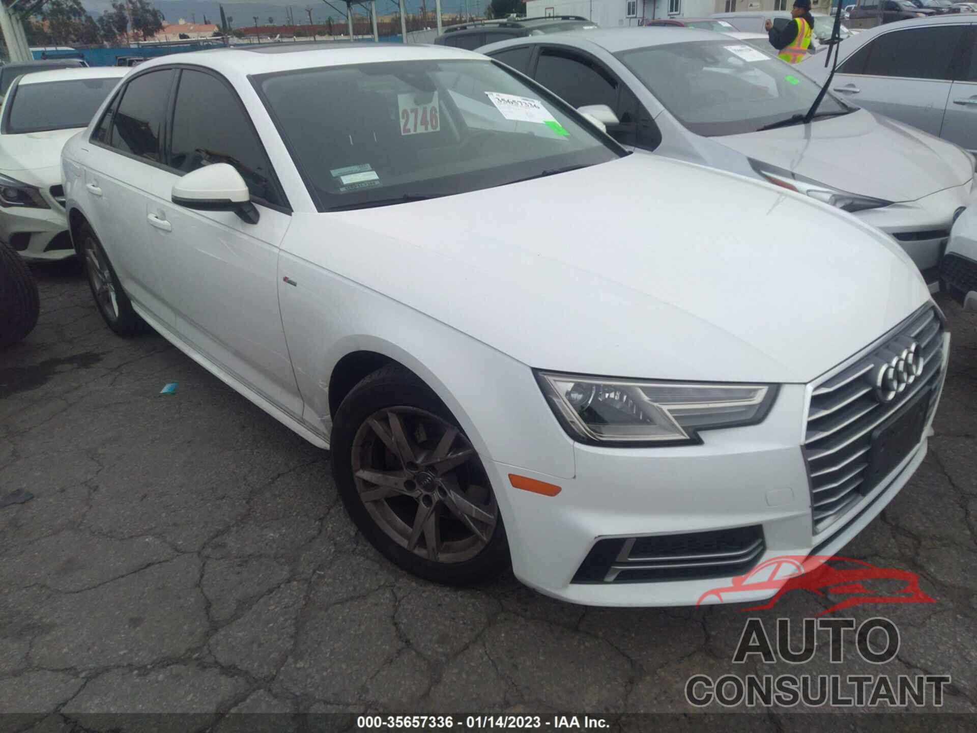 AUDI A4 2018 - WAUKMAF47JN011267