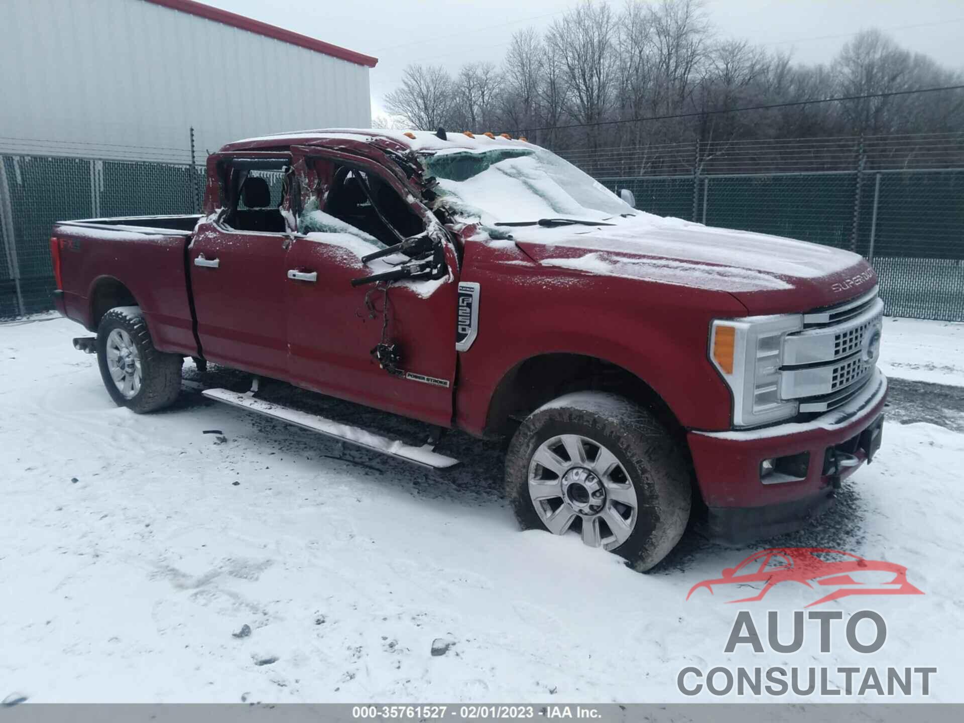 FORD SUPER DUTY F-250 SRW 2019 - 1FT7W2BT5KEC29120