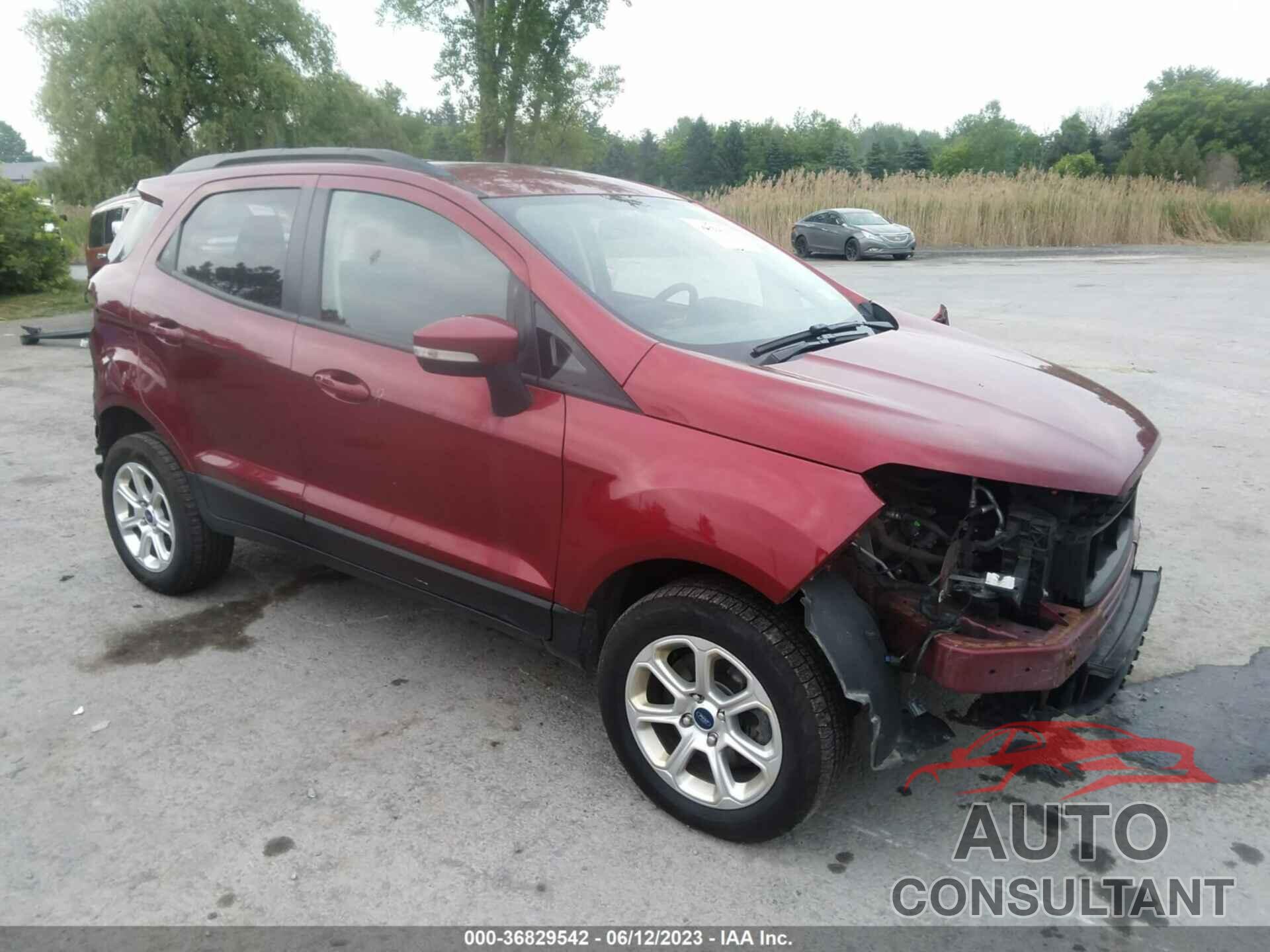 FORD ECOSPORT 2019 - MAJ6S3GL0KC298322