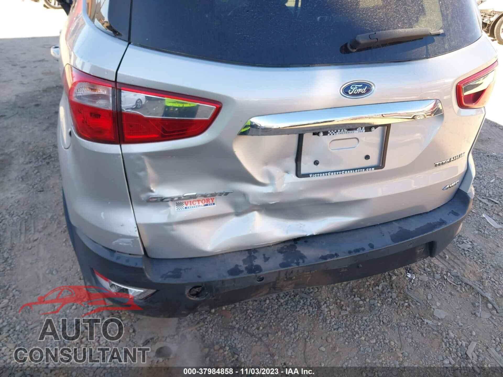 FORD ECOSPORT 2020 - MAJ6S3KL1LC346029