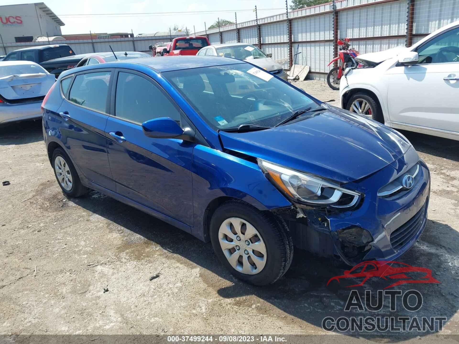 HYUNDAI ACCENT 2016 - KMHCT5AE9GU260391