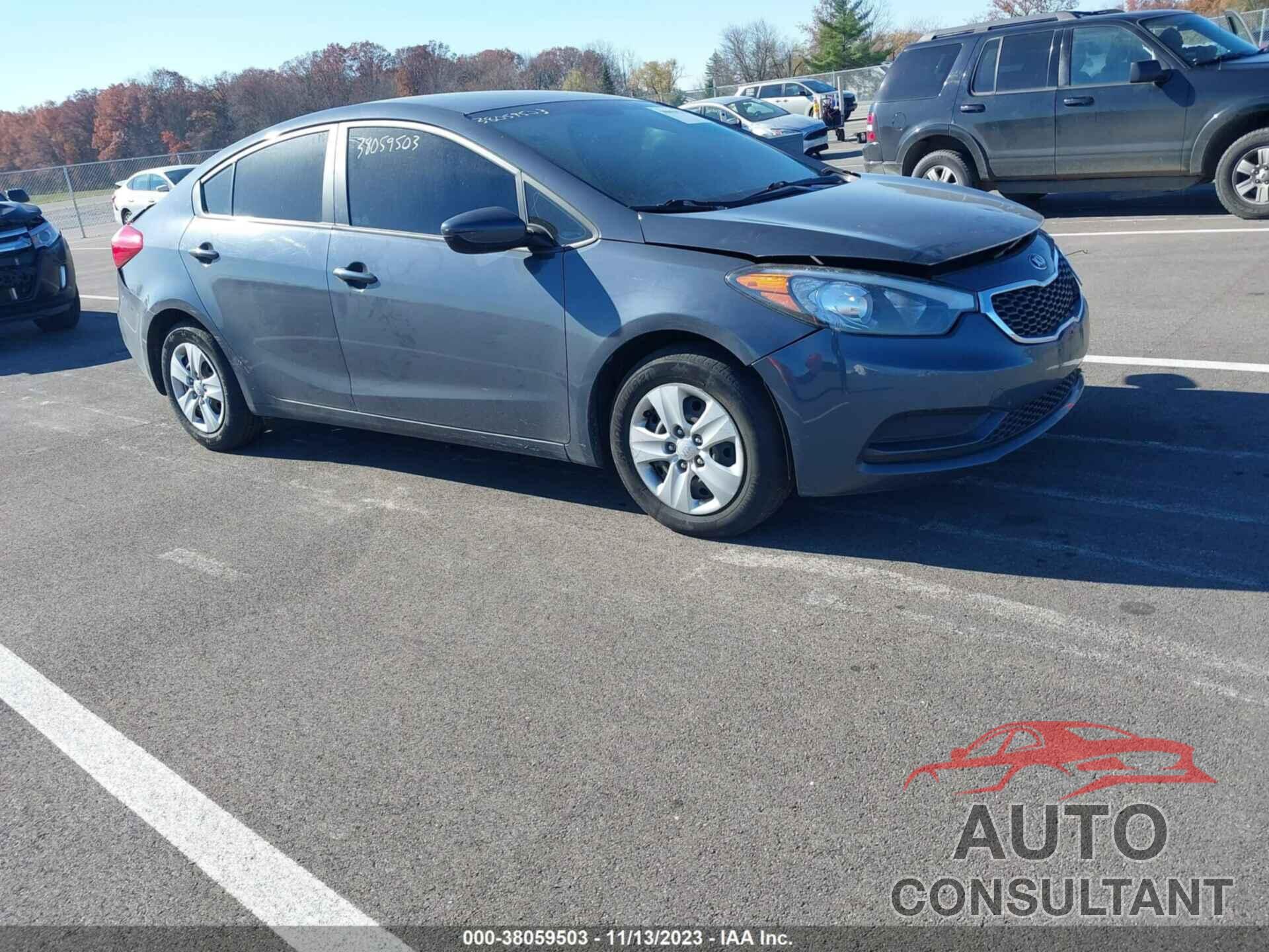 KIA FORTE 2016 - KNAFK4A62G5619918