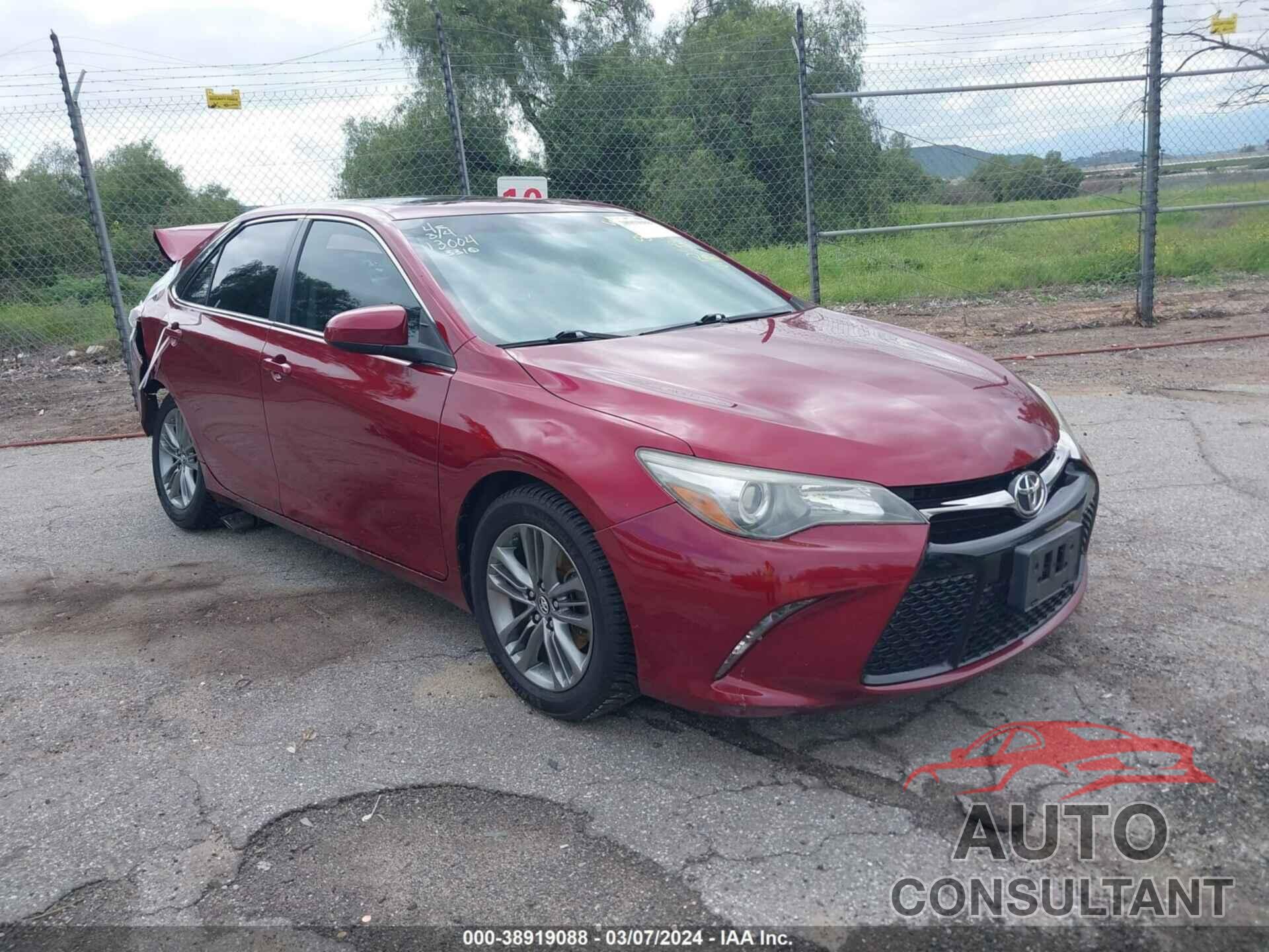 TOYOTA CAMRY 2016 - 4T1BF1FK4GU613310