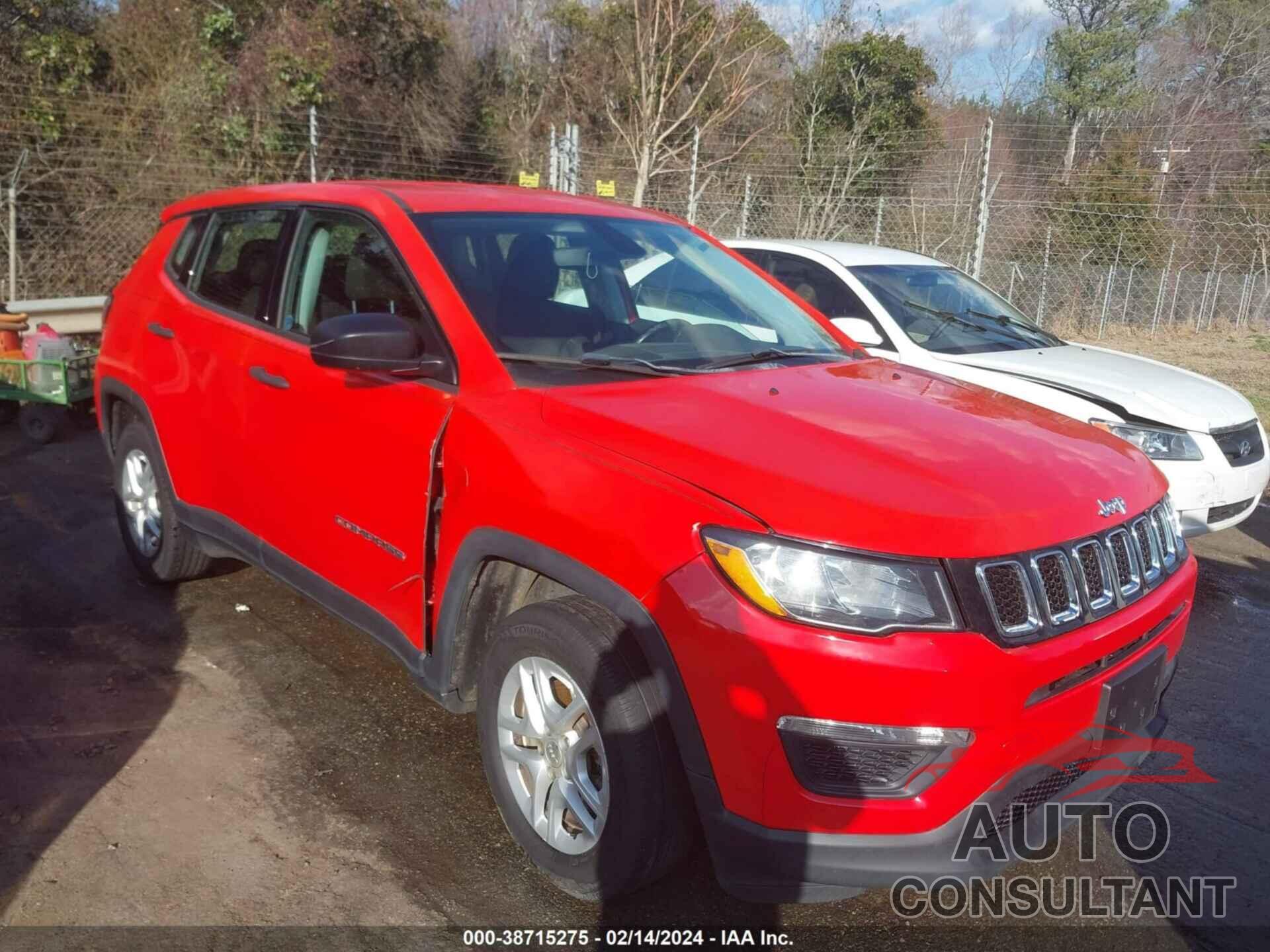 JEEP COMPASS 2018 - 3C4NJCAB1JT487265