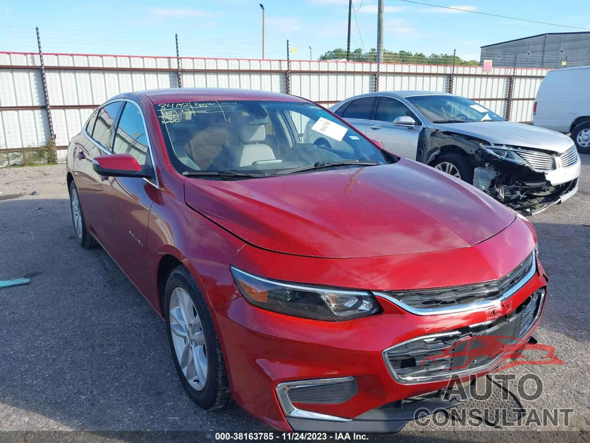 CHEVROLET MALIBU 2016 - 1G1ZE5ST6GF279600