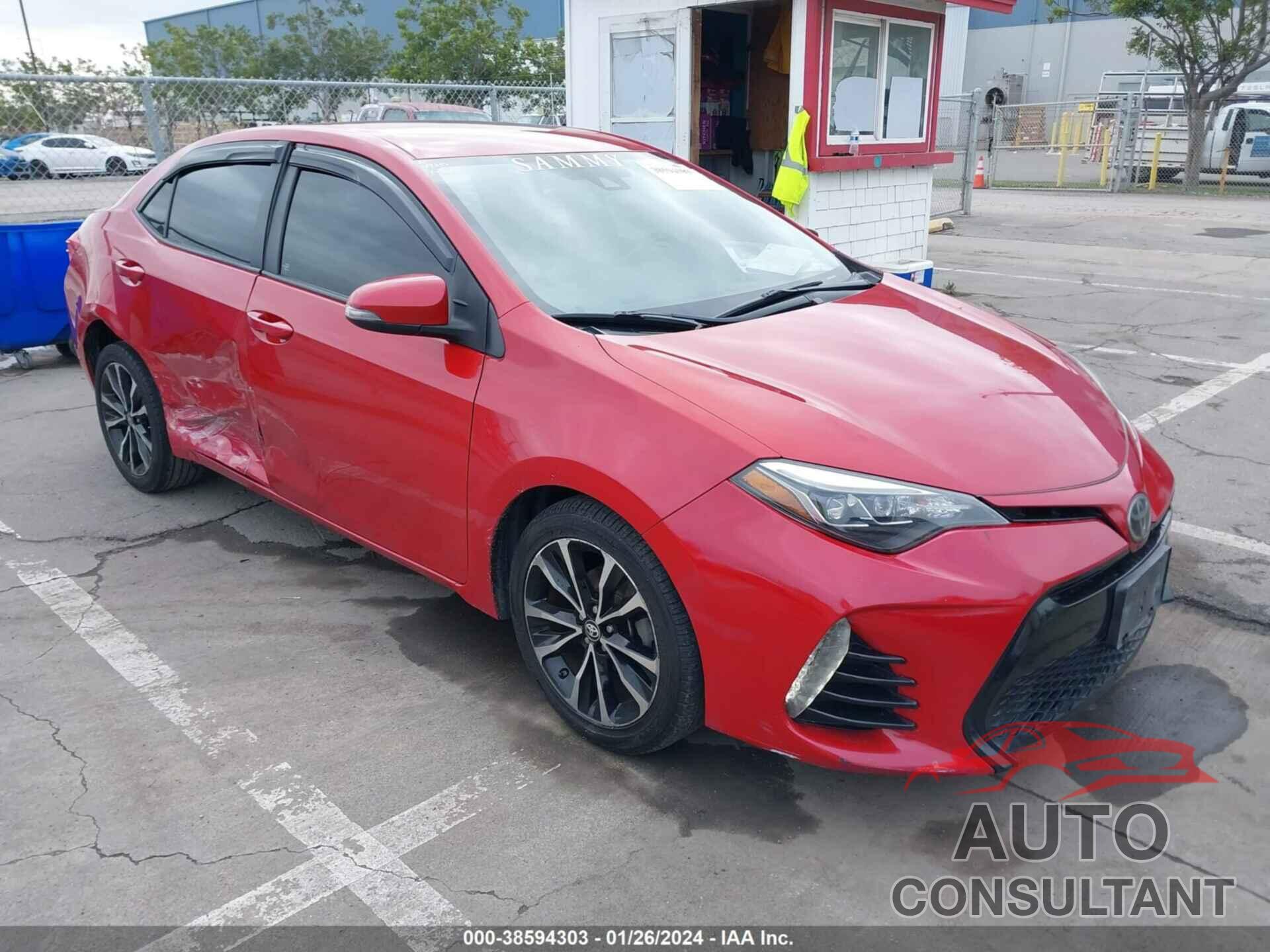 TOYOTA COROLLA 2017 - 5YFBURHE3HP627990