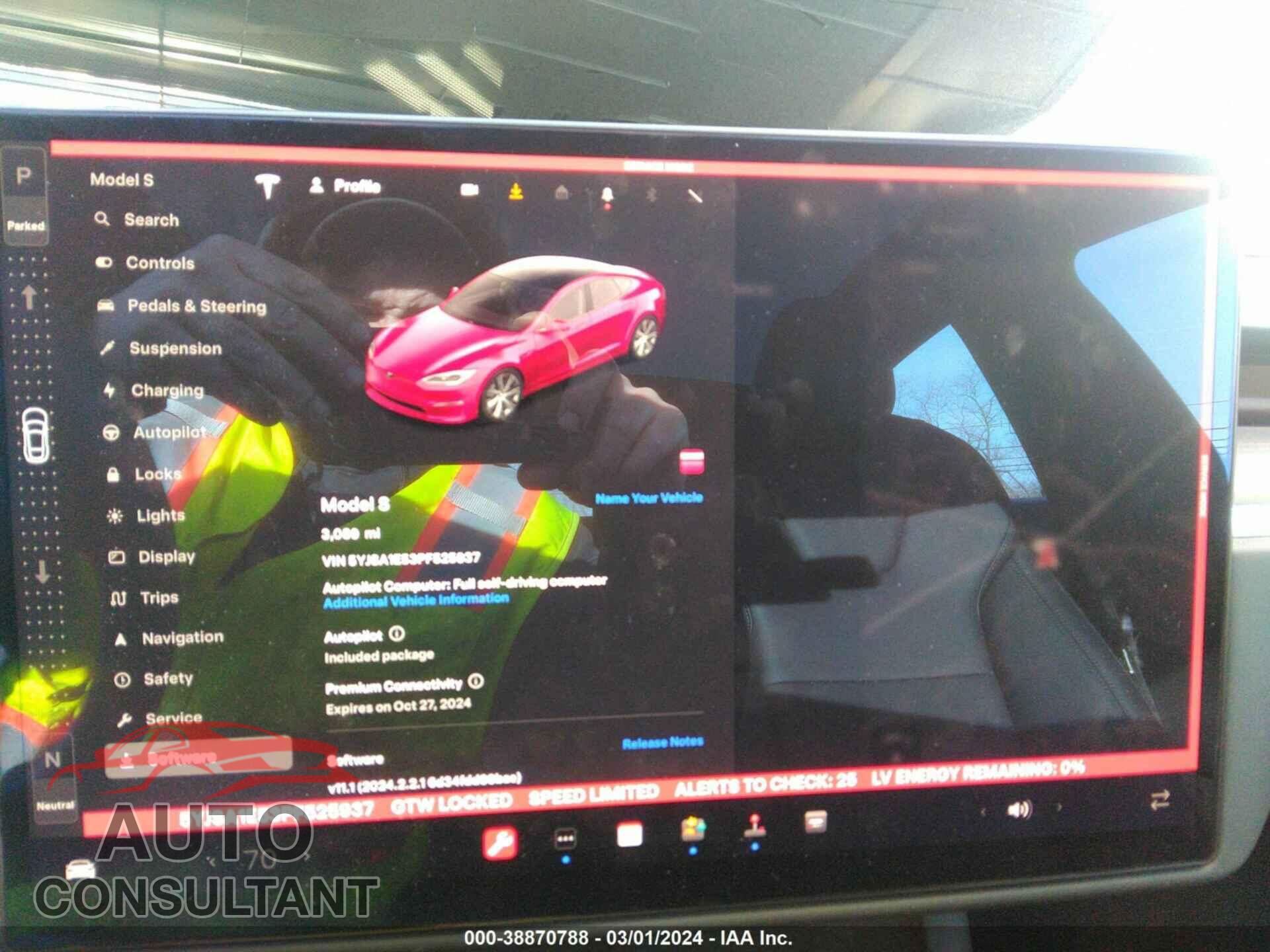 TESLA MODEL S 2023 - 5YJSA1E53PF525937