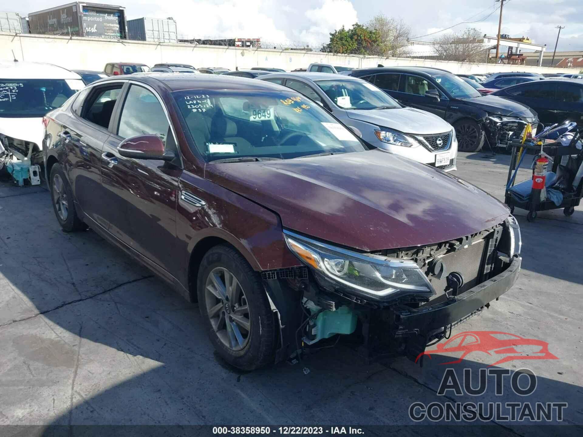 KIA OPTIMA 2020 - 5XXGT4L36LG409951