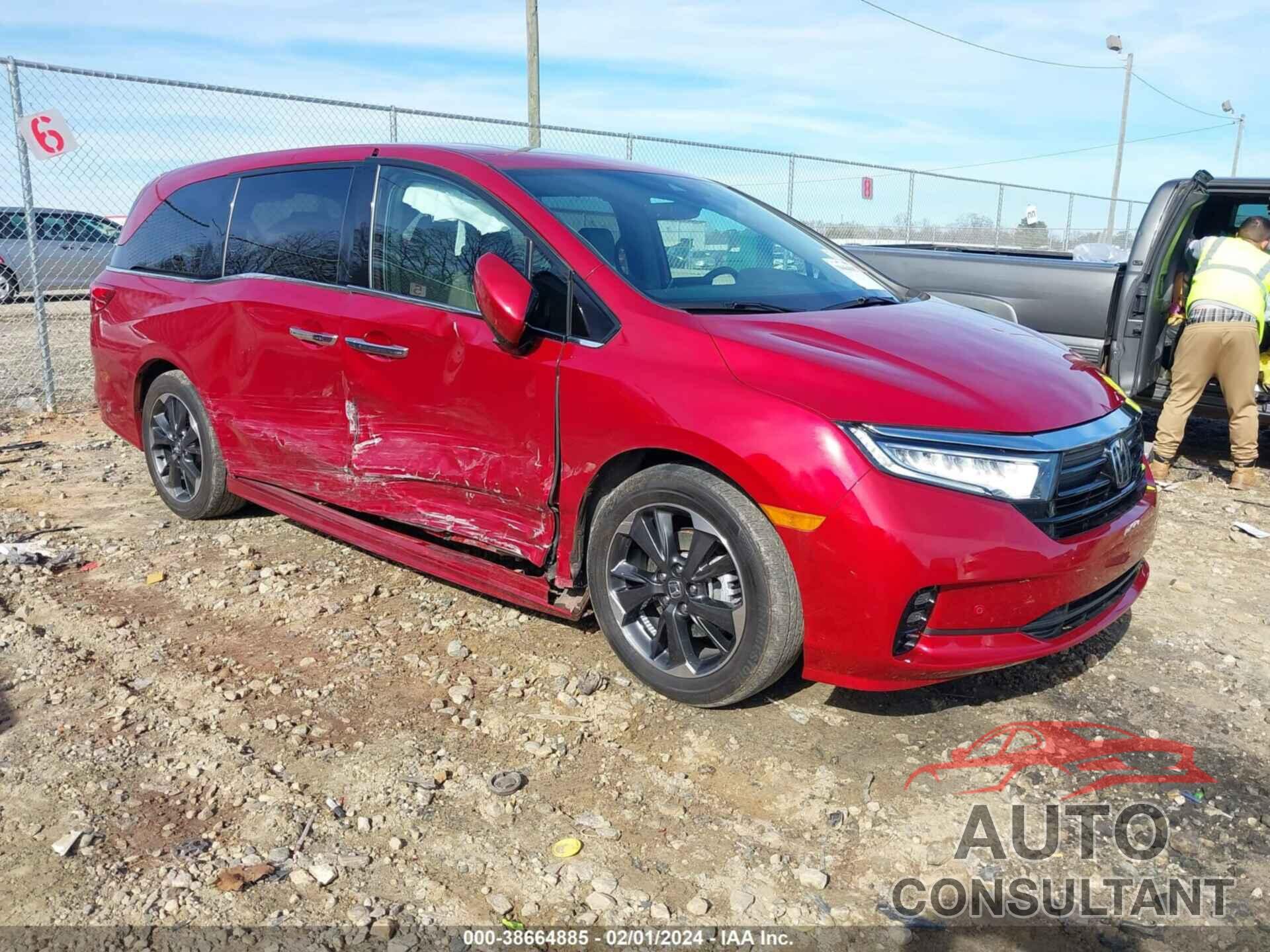 HONDA ODYSSEY 2022 - 5FNRL6H93NB043471