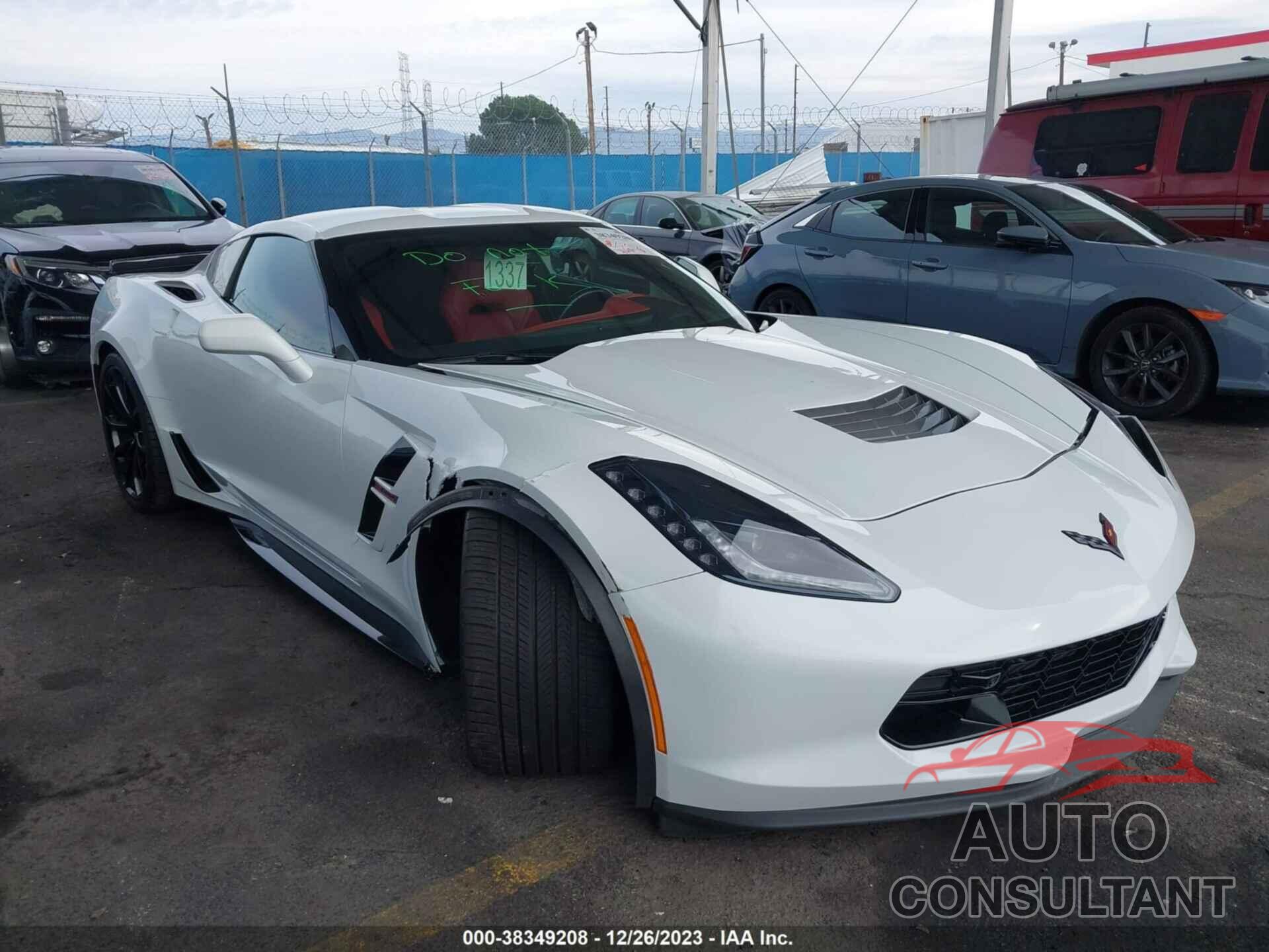 CHEVROLET CORVETTE 2019 - 1G1YX2D71K5108322