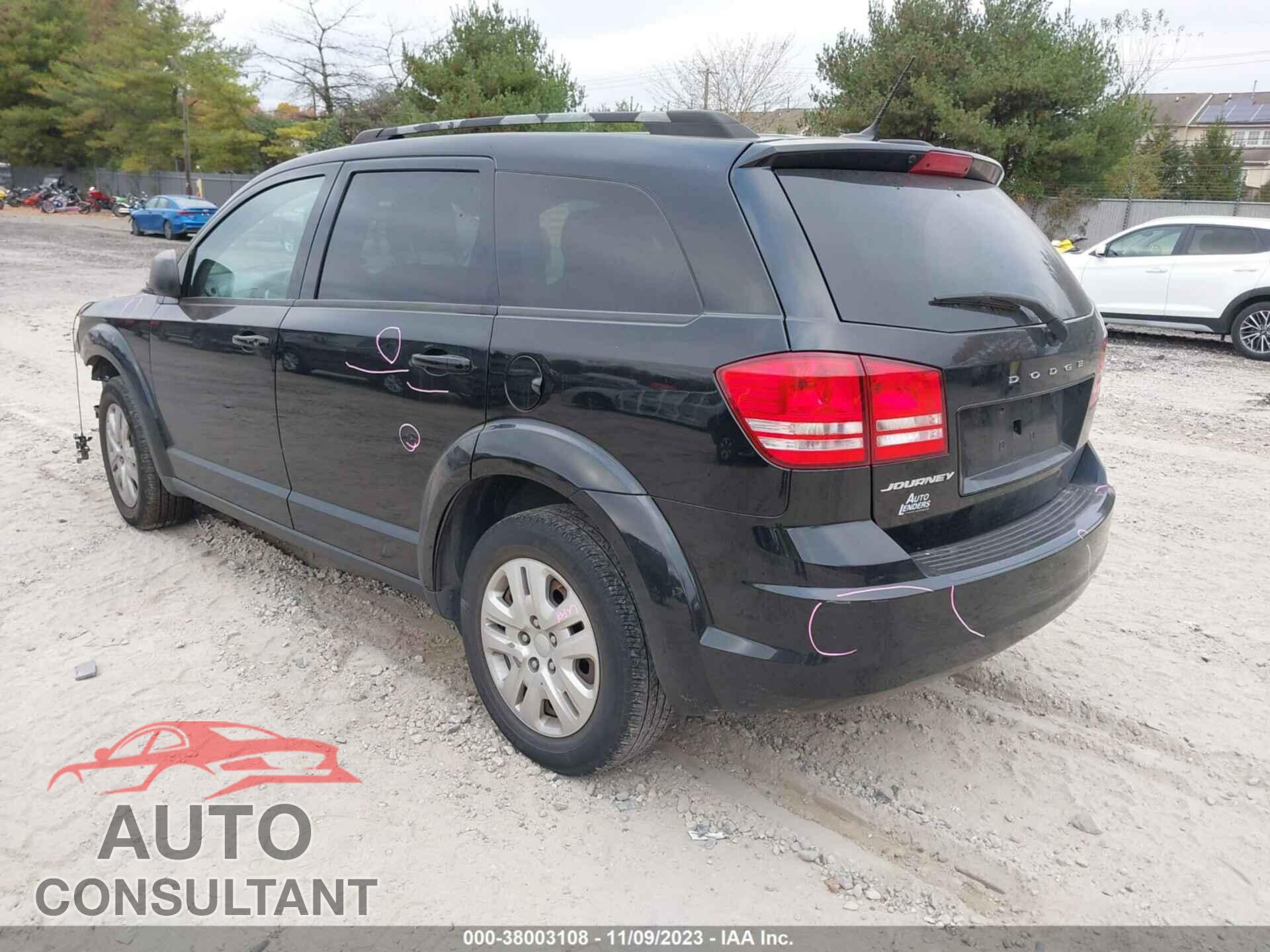 DODGE JOURNEY 2017 - 3C4PDCAB1HT582001