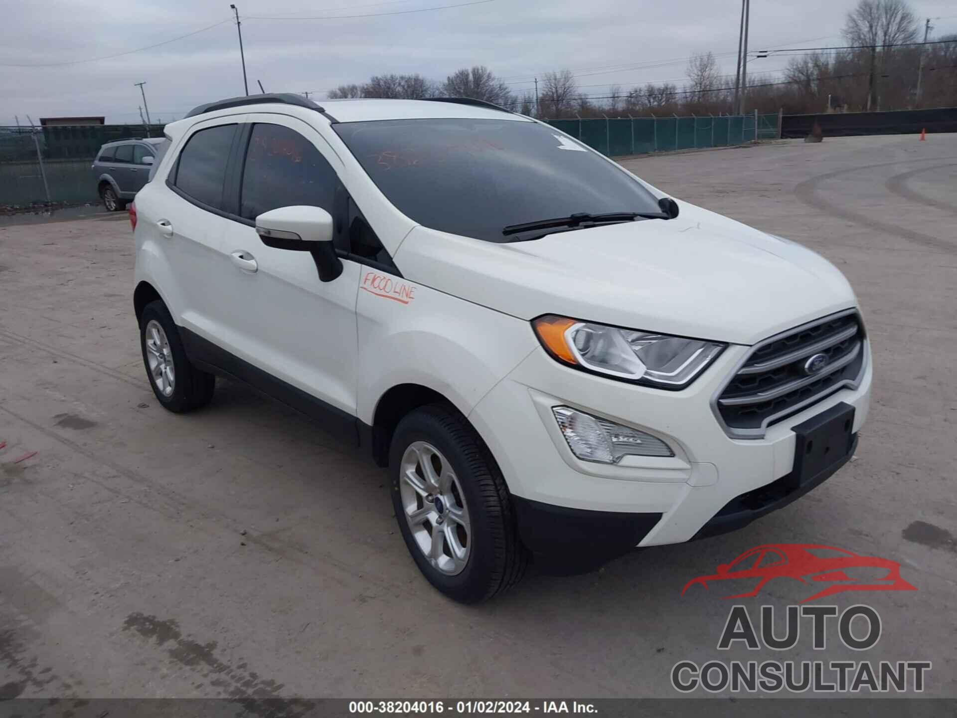 FORD ECOSPORT 2021 - MAJ6S3GLXMC396339