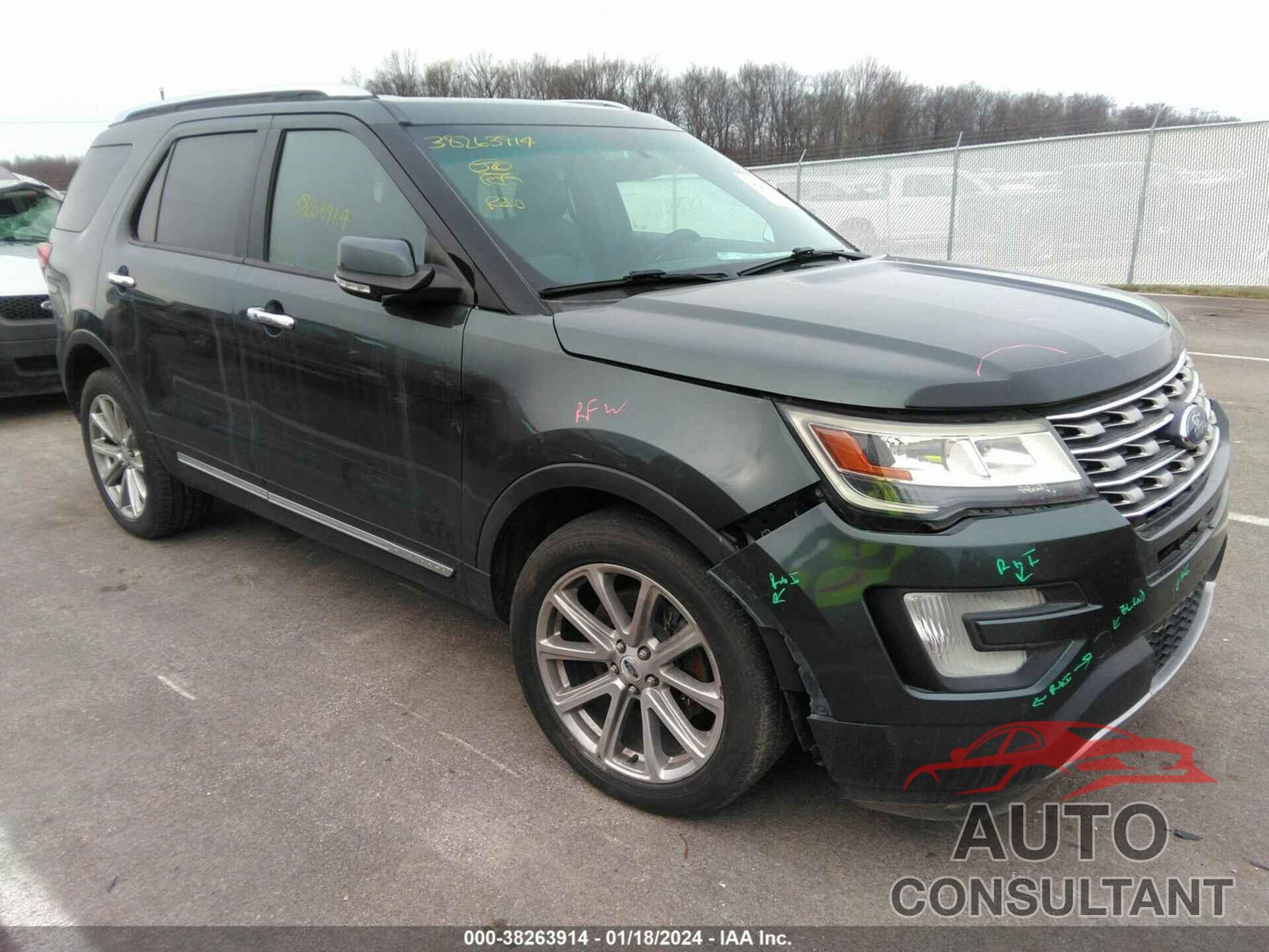 FORD EXPLORER 2016 - 1FM5K8F8XGGC90417