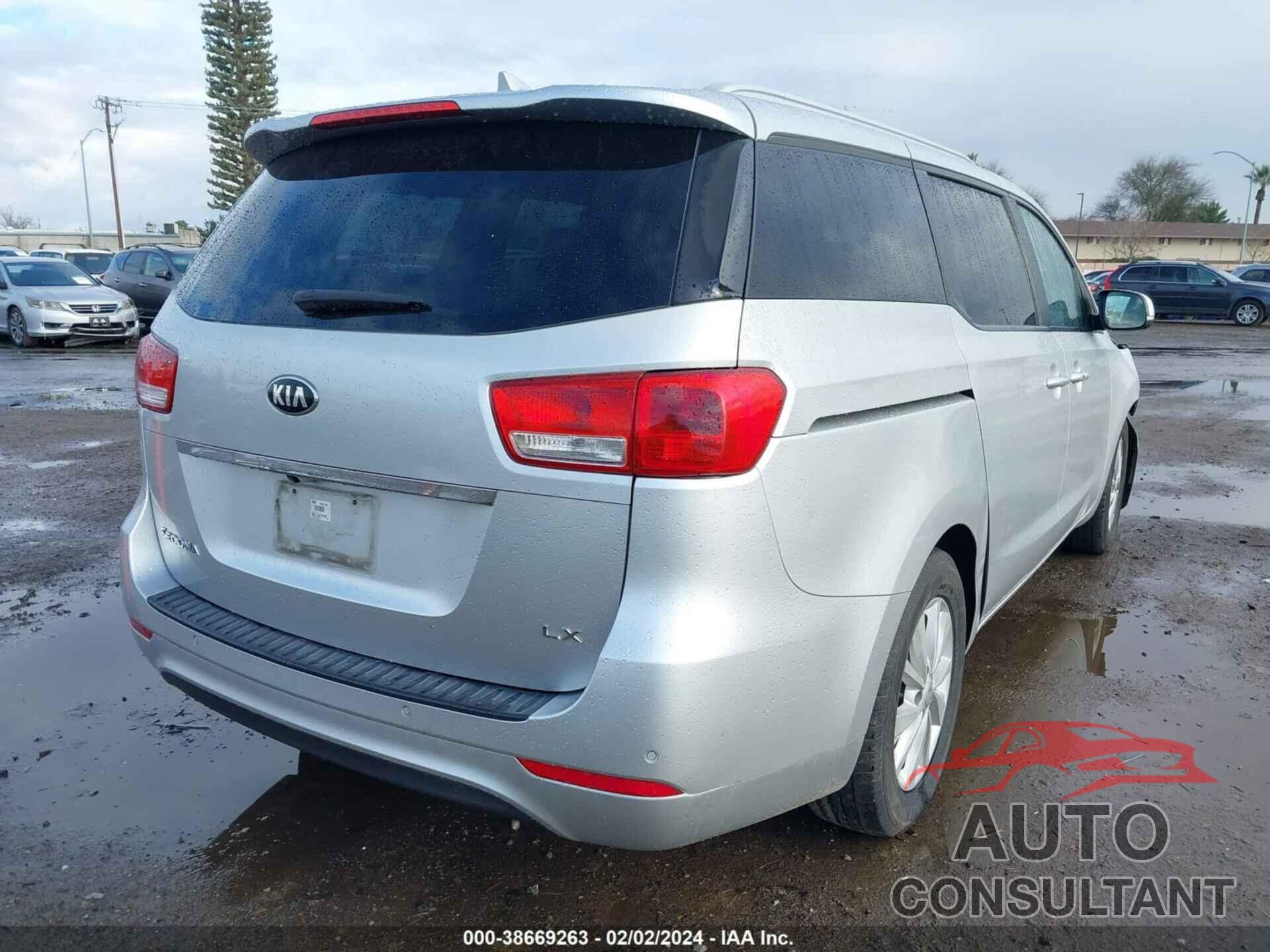 KIA SEDONA 2017 - KNDMB5C18H6254206