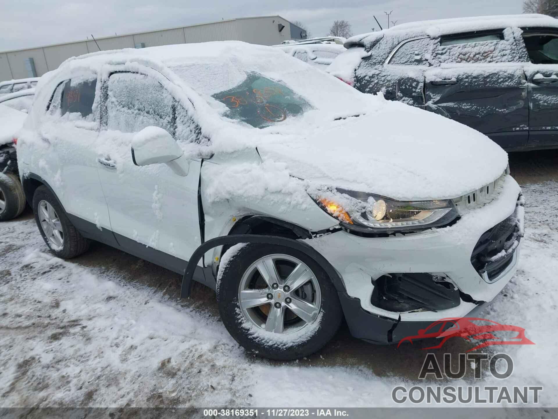 CHEVROLET TRAX 2019 - KL7CJPSB1KB825180