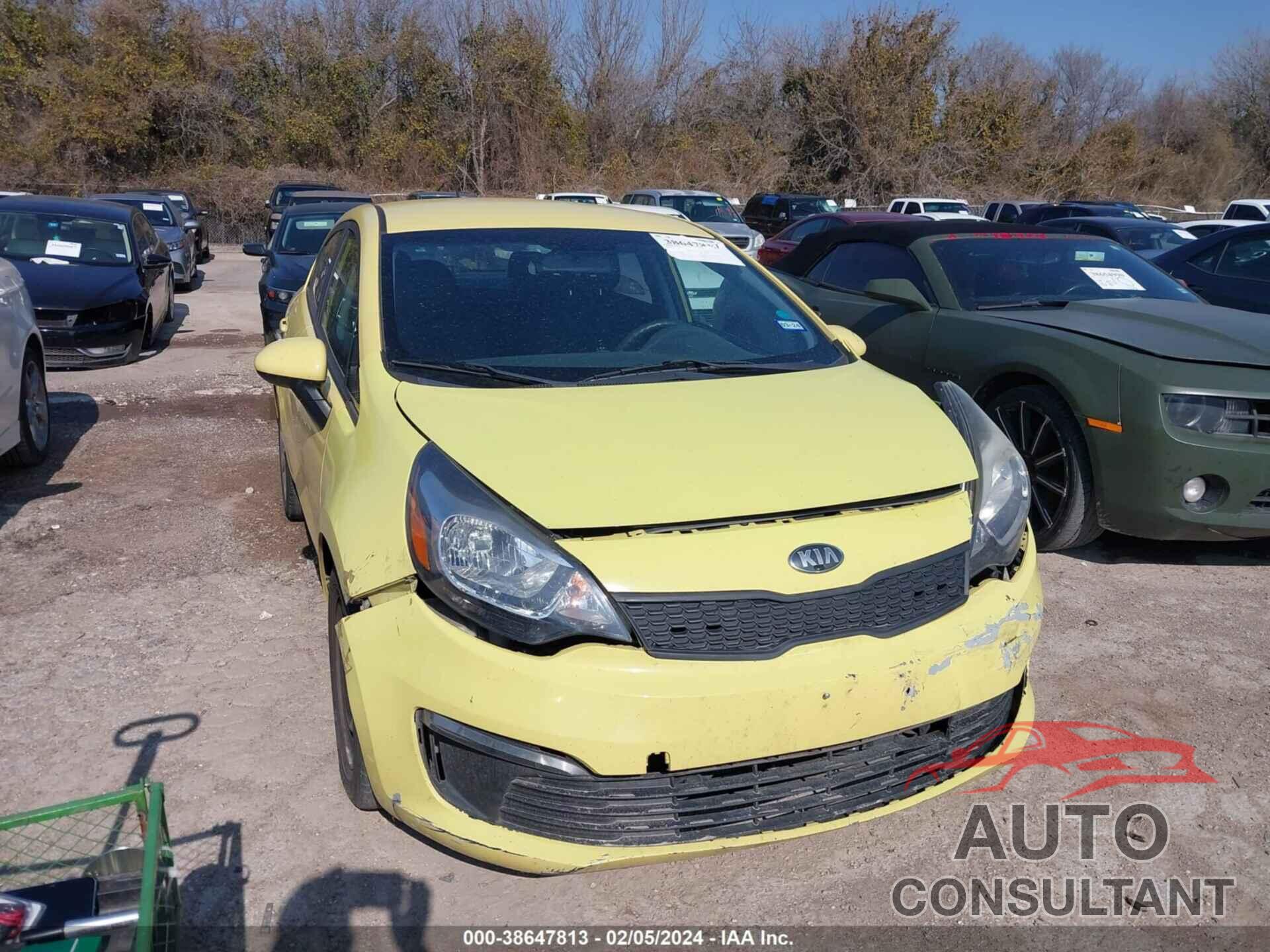 KIA RIO 2016 - KNADM4A32G6678503