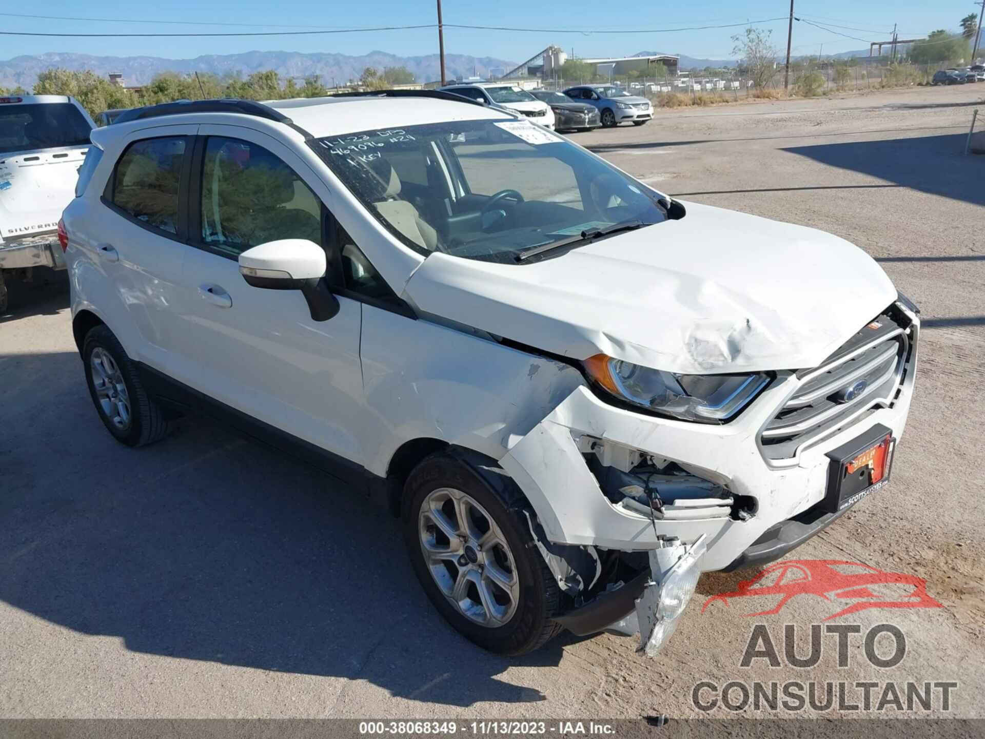 FORD ECOSPORT 2018 - MAJ3P1TE7JC183439