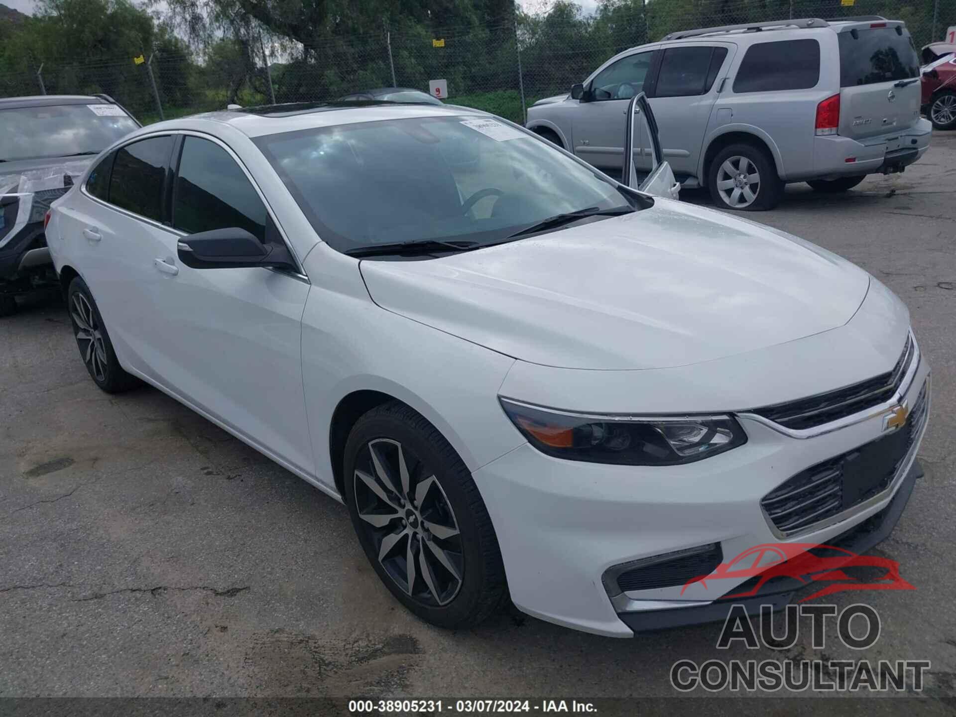 CHEVROLET MALIBU 2016 - 1G1ZE5ST8GF176467
