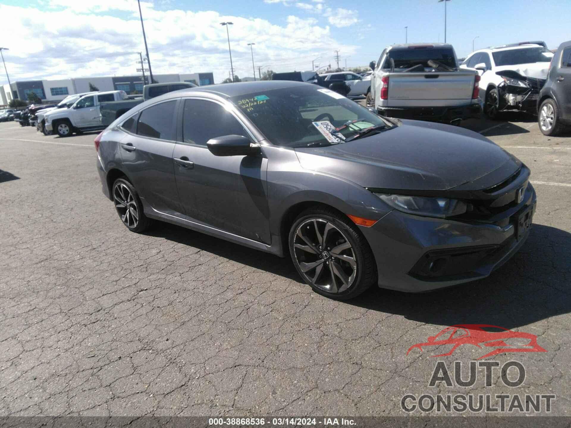 HONDA CIVIC 2019 - 2HGFC2F89KH528159