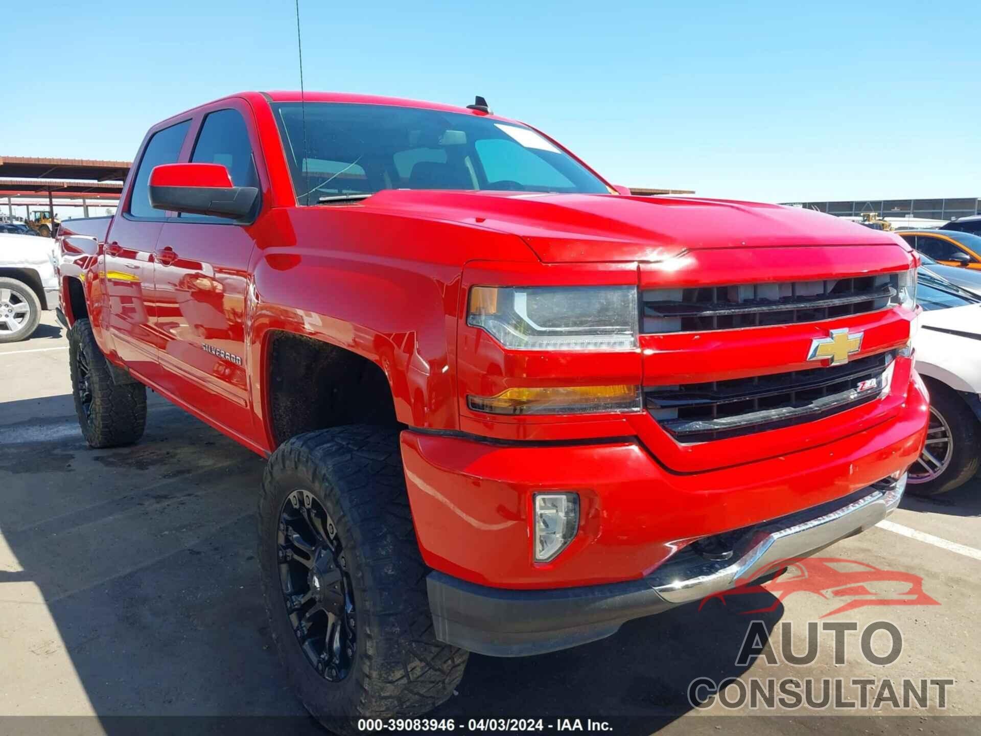 CHEVROLET SILVERADO 1500 2016 - 3GCUKRECXGG226460