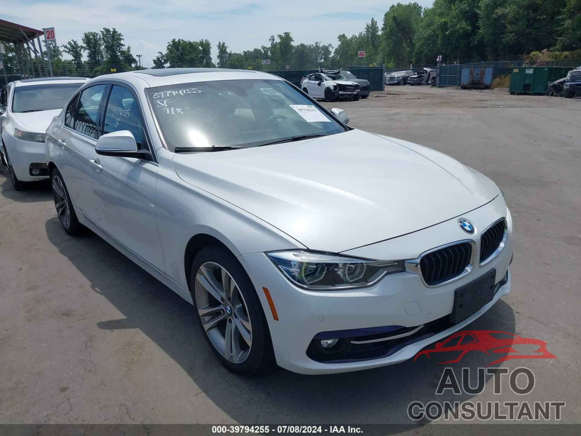 BMW 330I 2017 - WBA8D9G32HNU62969