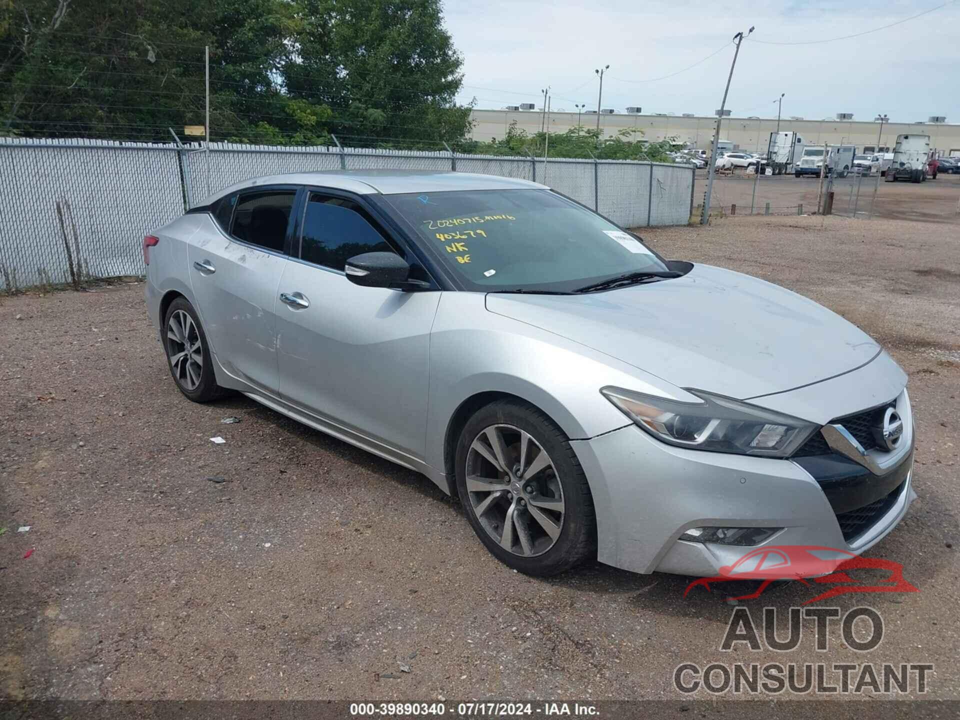 NISSAN MAXIMA 2017 - 1N4AA6AP5HC403679