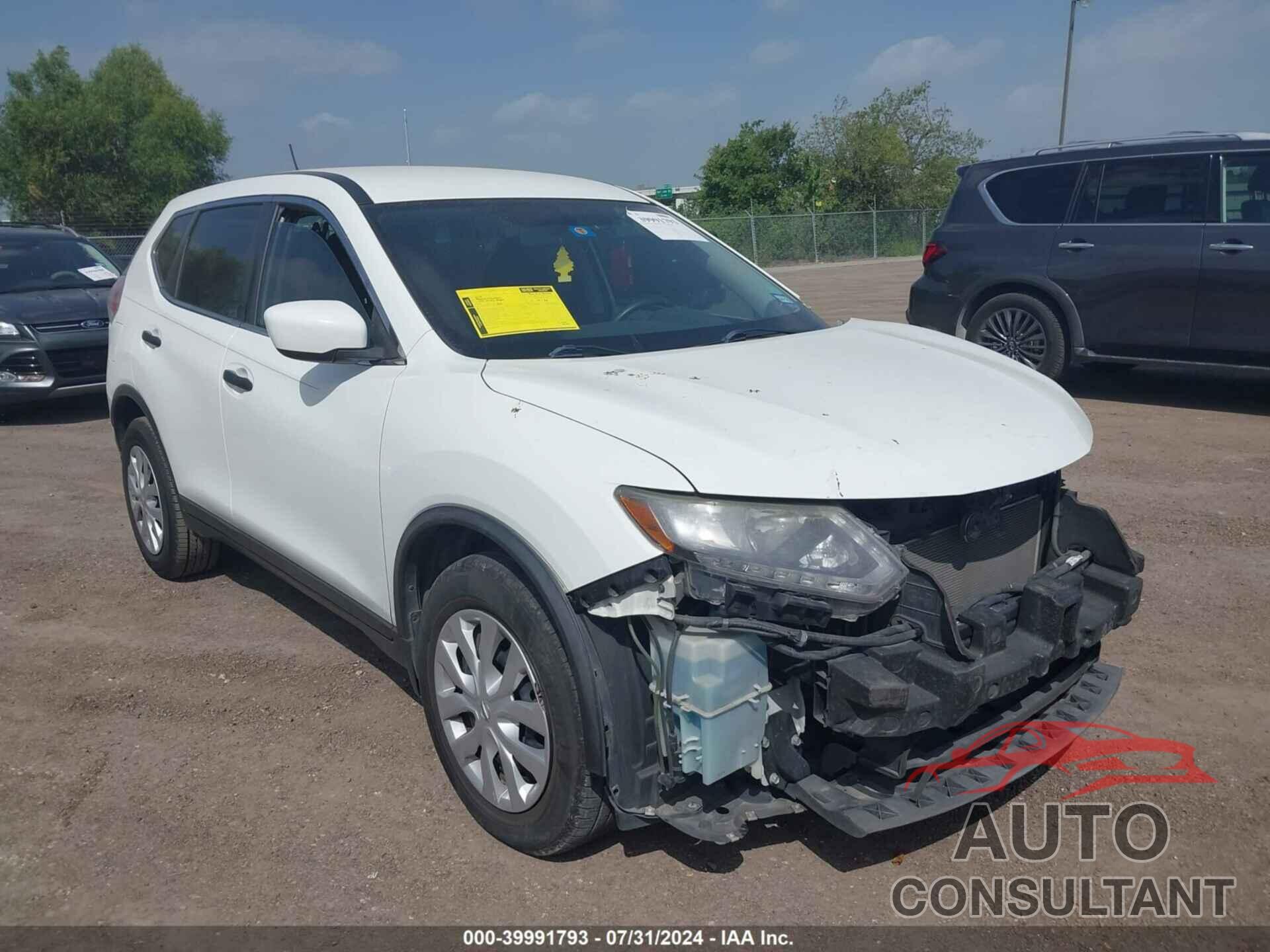 NISSAN ROGUE 2016 - KNMAT2MT0GP625558