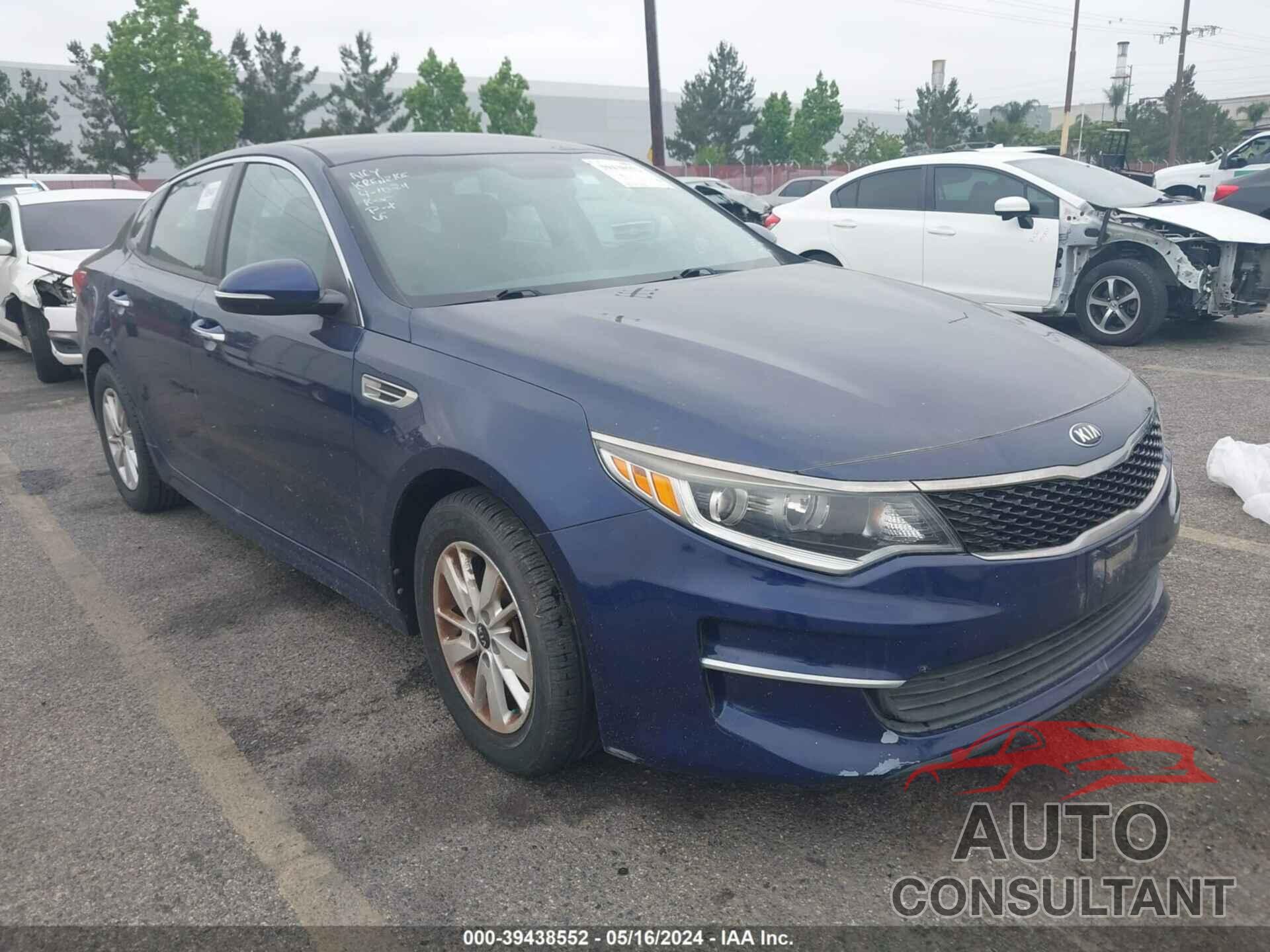KIA OPTIMA 2018 - 5XXGT4L34JG192140