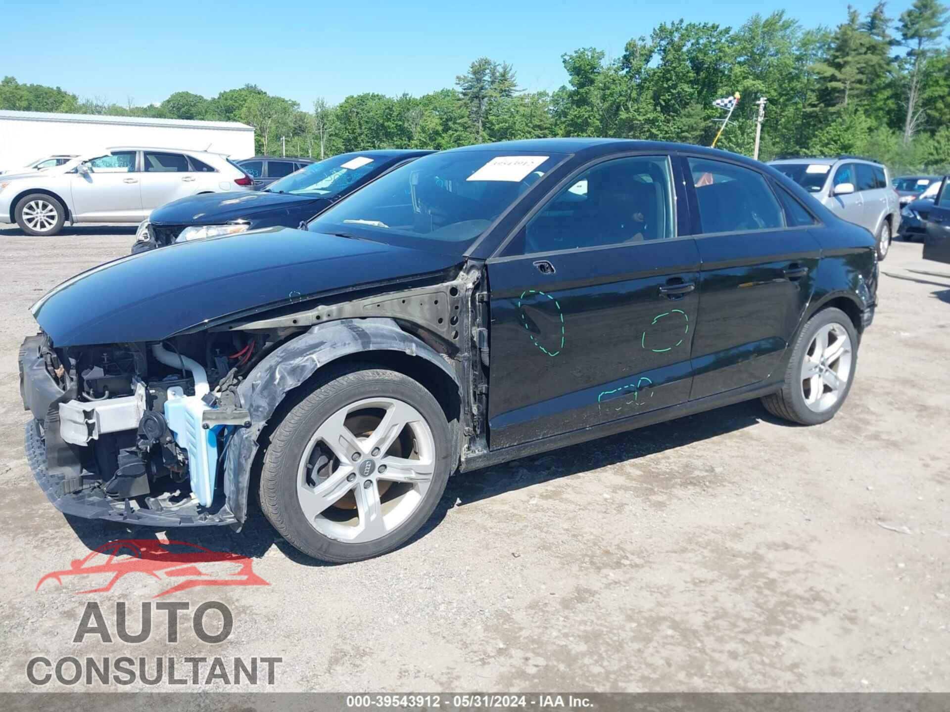 AUDI A3 2017 - WAUB8GFF4H1034578