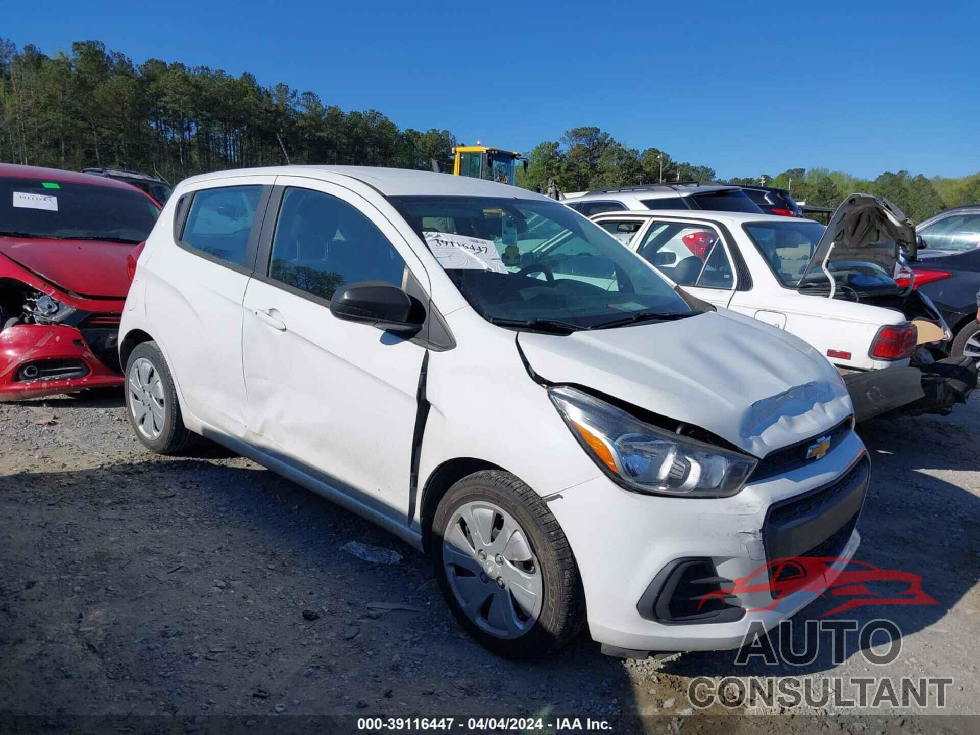 CHEVROLET SPARK 2018 - KL8CB6SA5JC426971