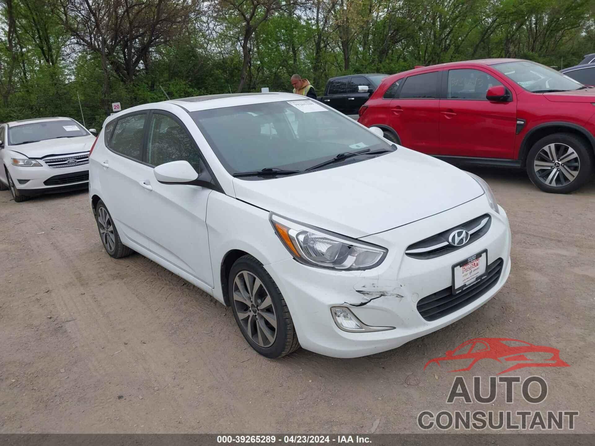 HYUNDAI ACCENT 2016 - KMHCT5AE9GU296730