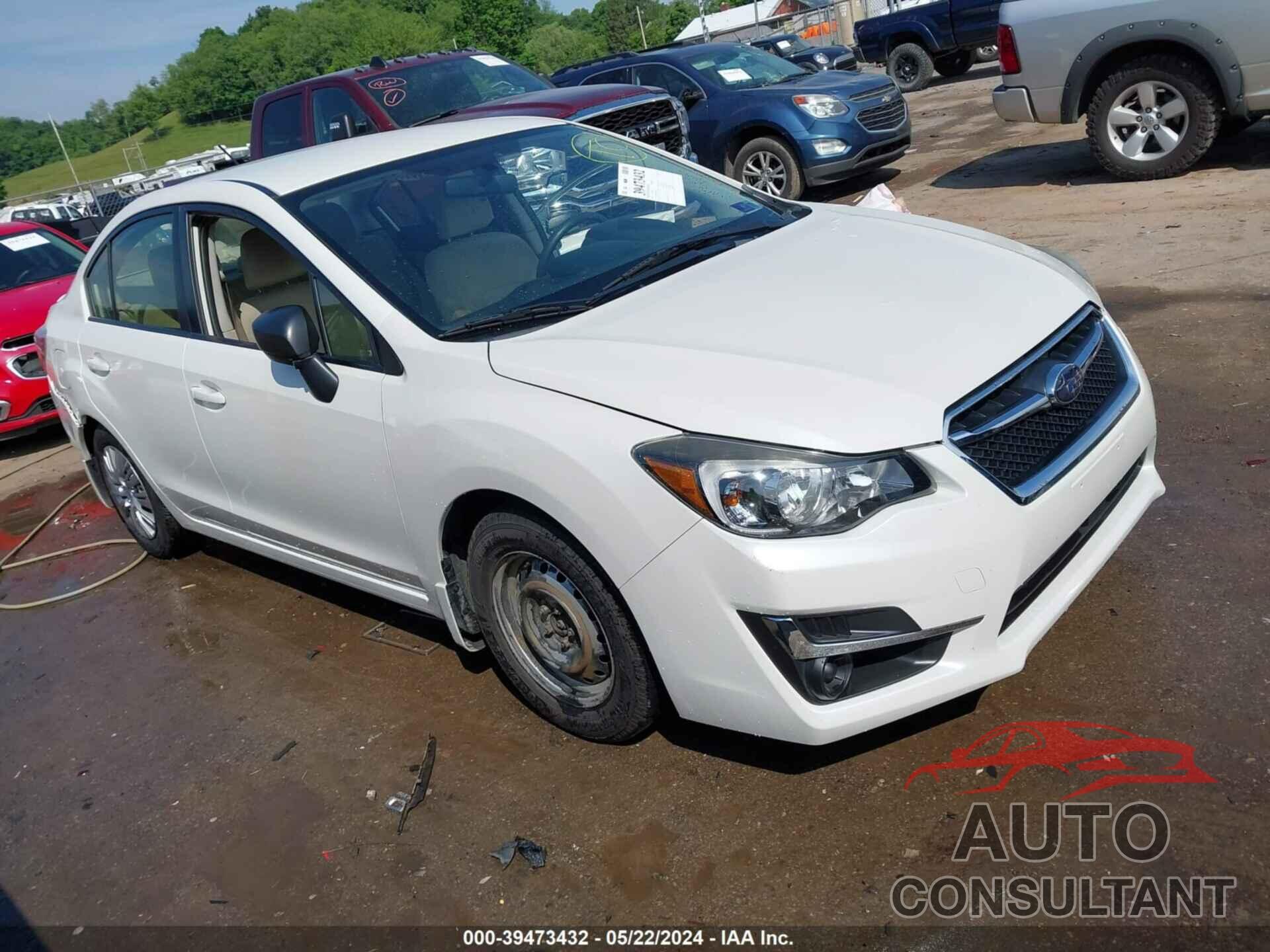 SUBARU IMPREZA 2016 - JF1GJAA63GH009801