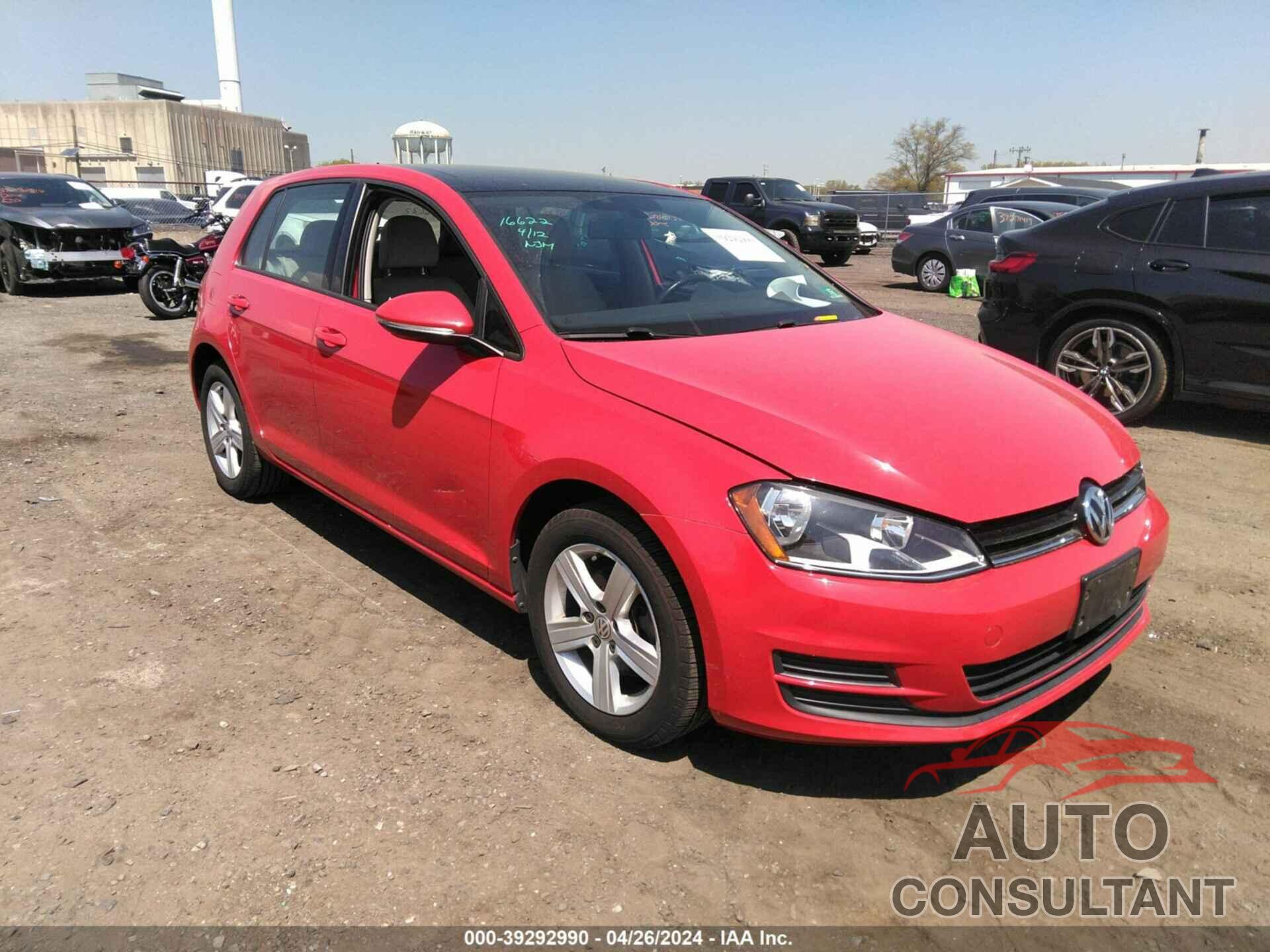 VOLKSWAGEN GOLF 2017 - 3VW217AU3HM014013