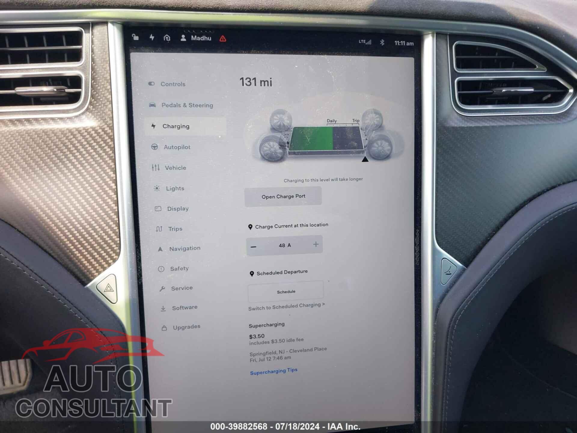 TESLA MODEL S 2017 - 5YJSA1E27HF210744